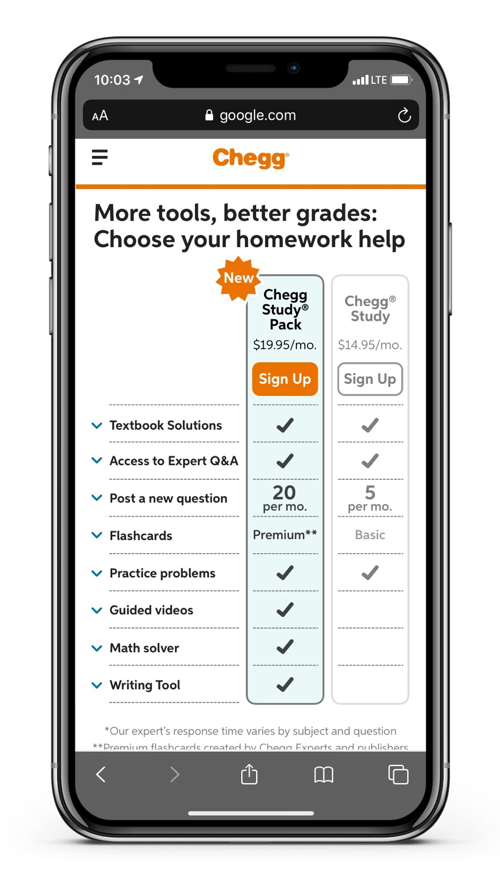 CTA + pricing top