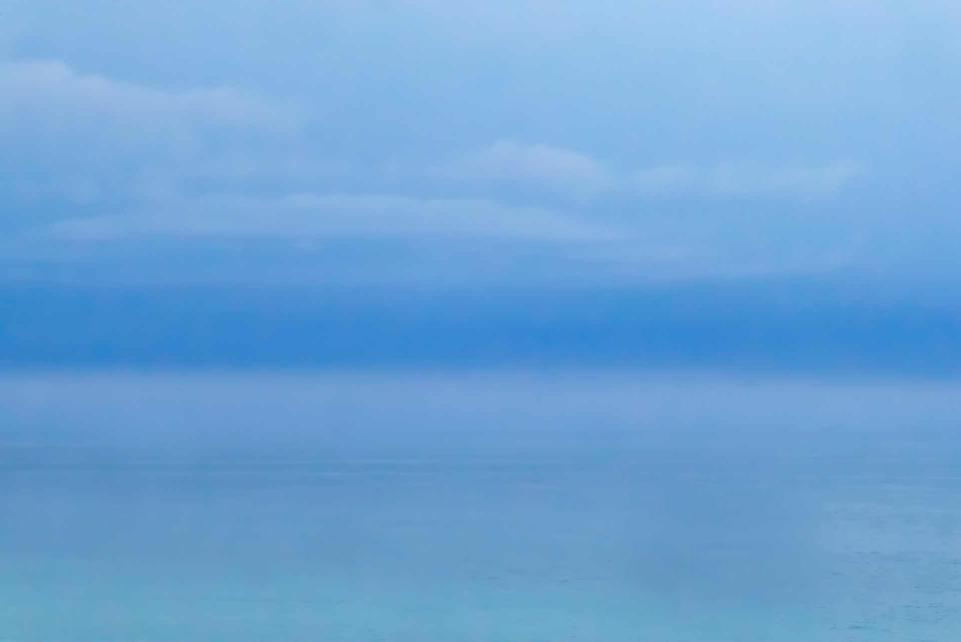 Sea meets sky ...  somewhere