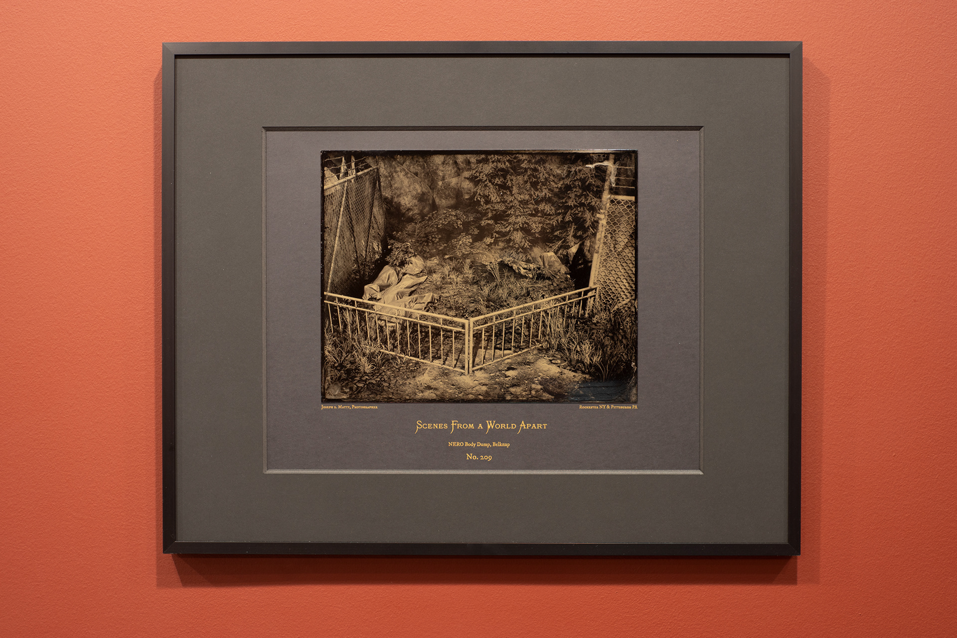 8" x 10" Wet Collodion Tintype on Risograph Mat