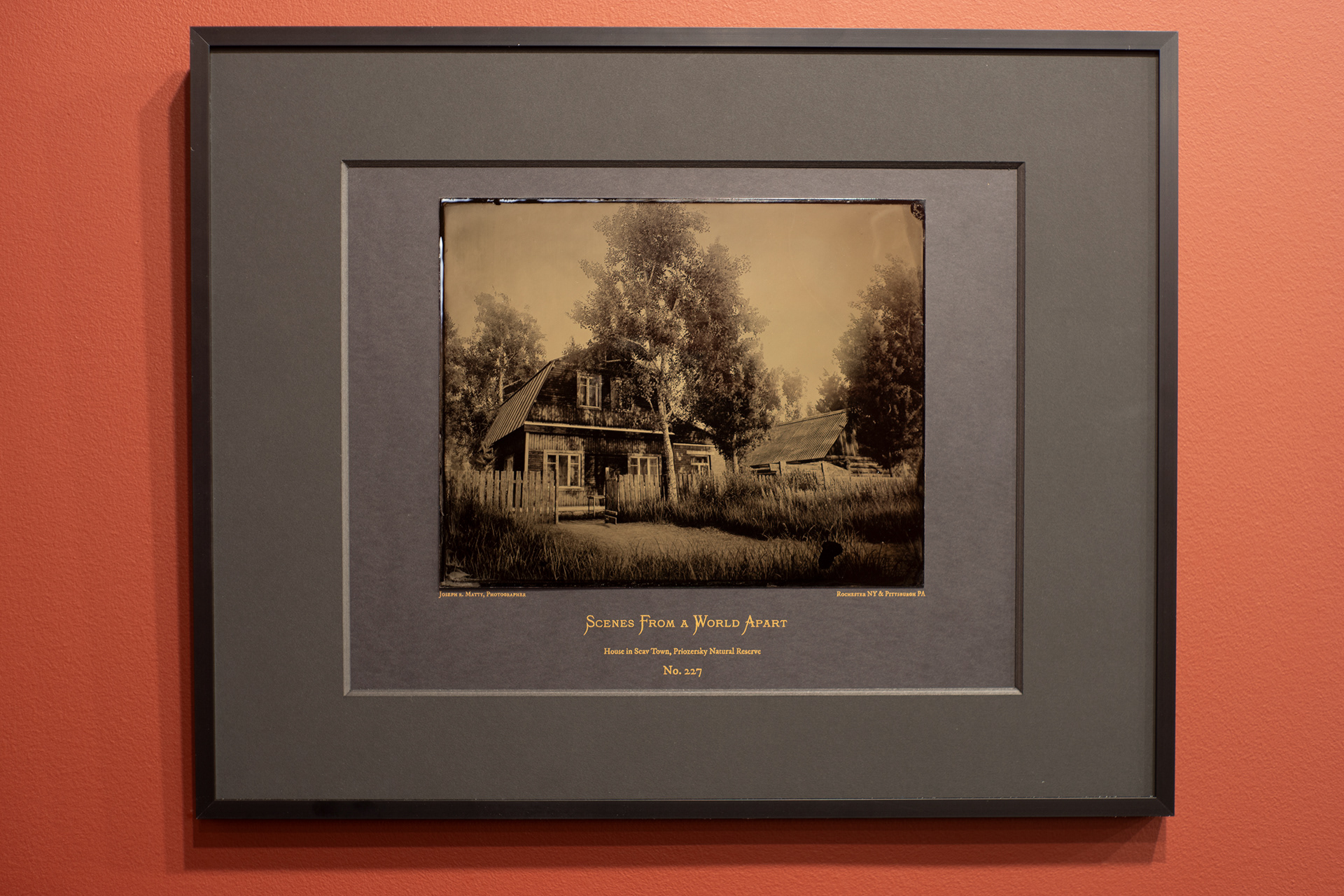 8" x 10" Wet Collodion Tintype on Risograph Mat