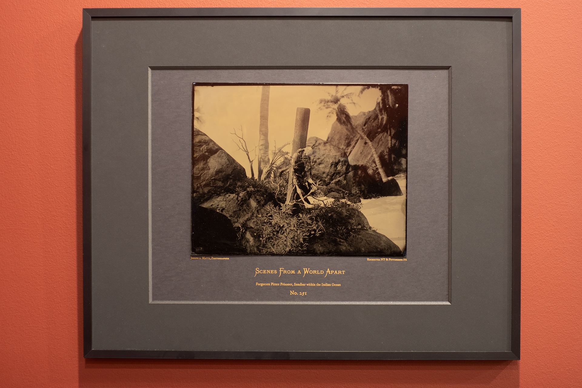 8" x 10" Wet Collodion Tintype on Risograph Mat