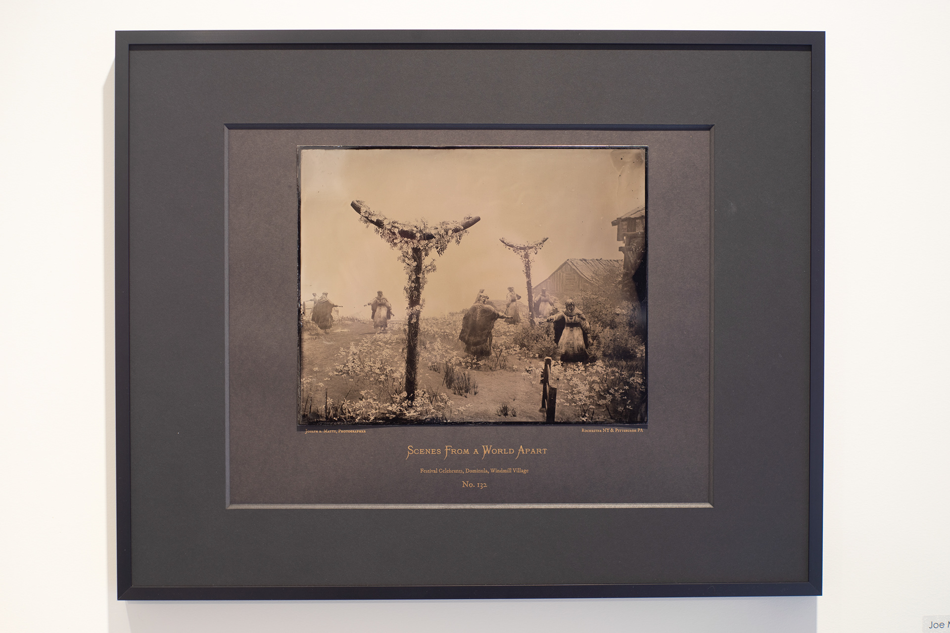 8" x 10" Wet Collodion Tintype on Risograph Mat