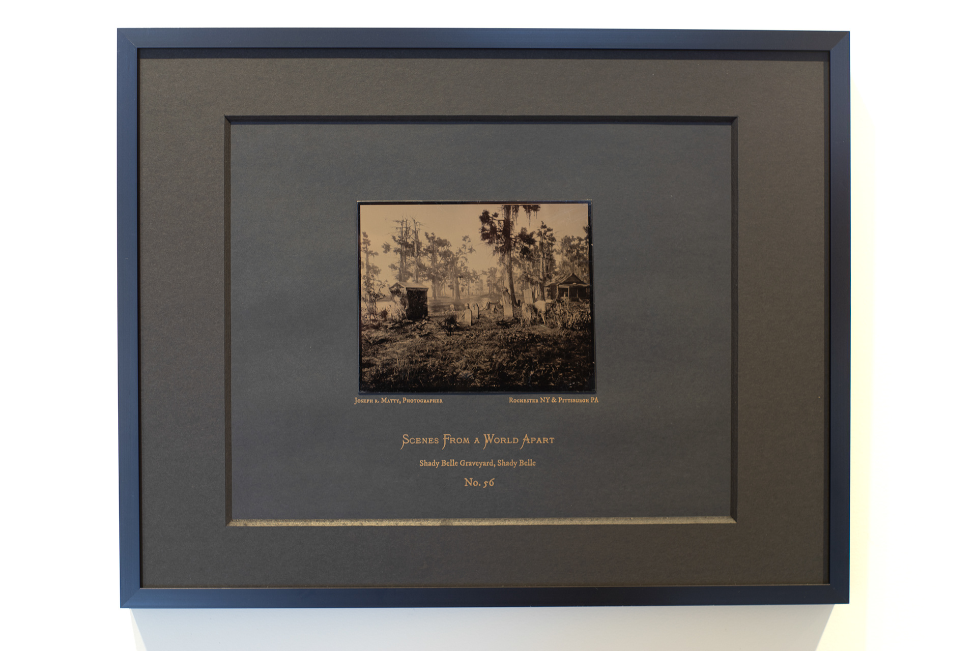 4" x 5" Wet Collodion Tintype on Risograph Mat