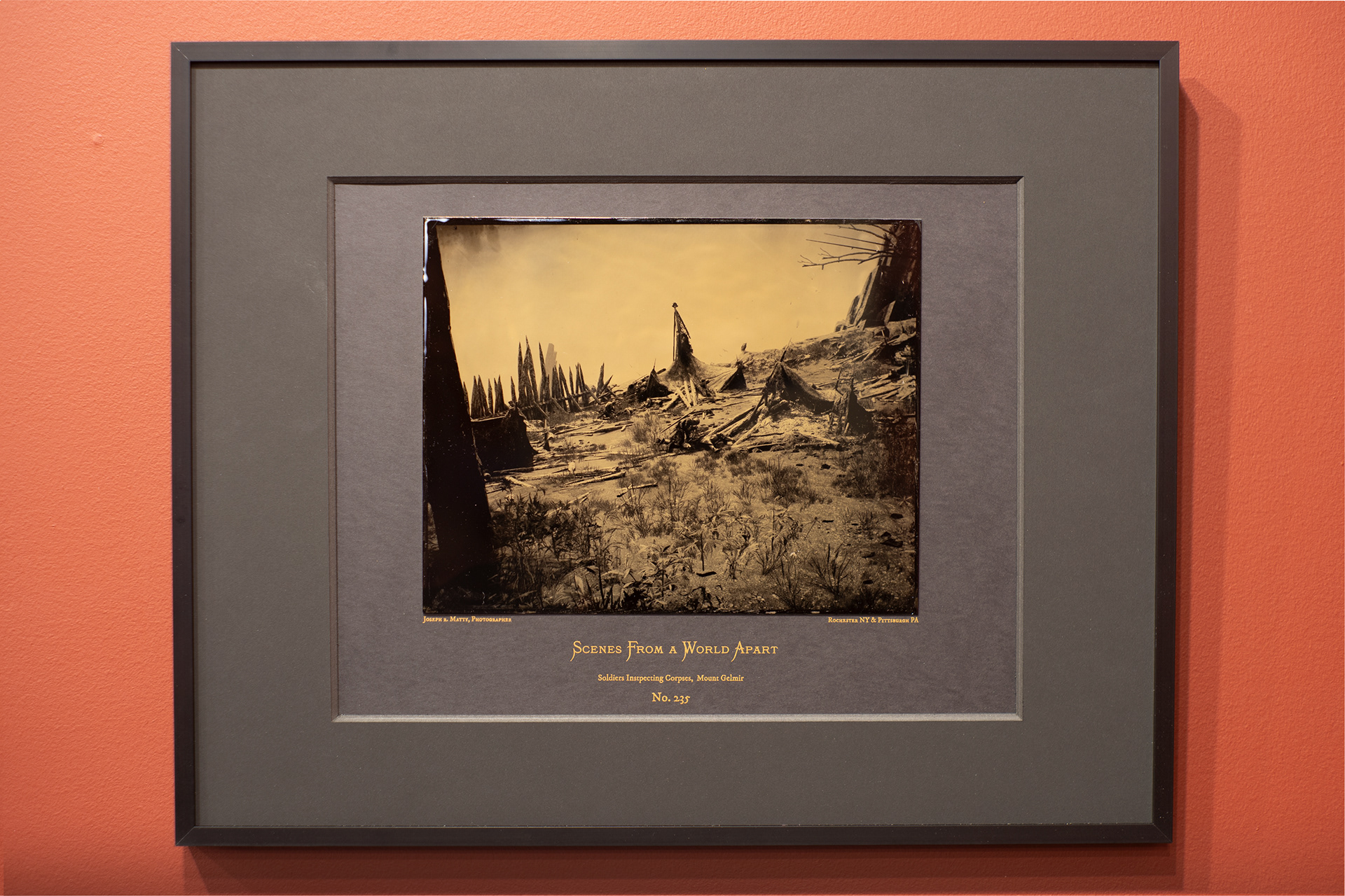 8" x 10" Wet Collodion Tintype on Risograph Mat