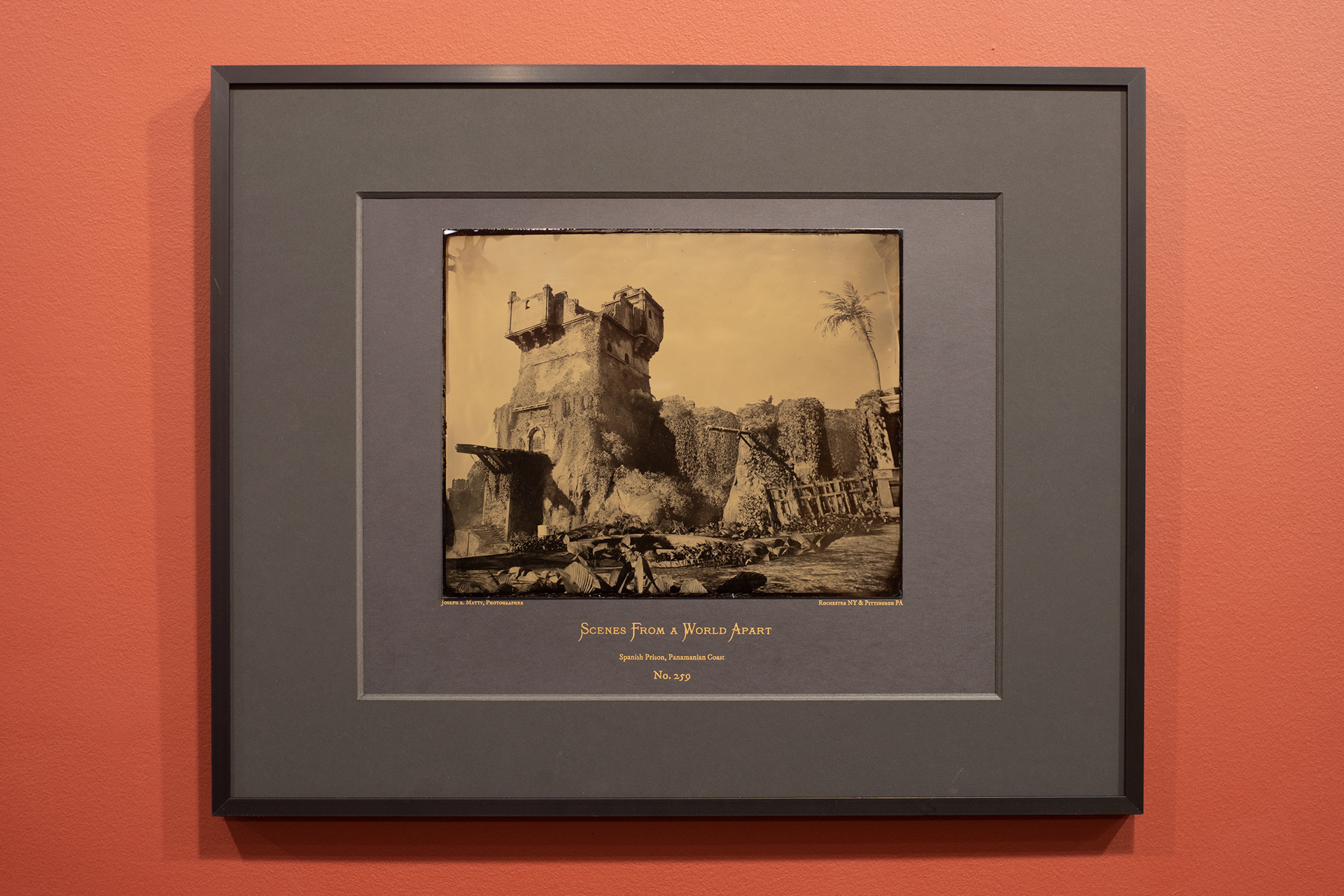 8" x 10" Wet Collodion Tintype on Risograph Mat