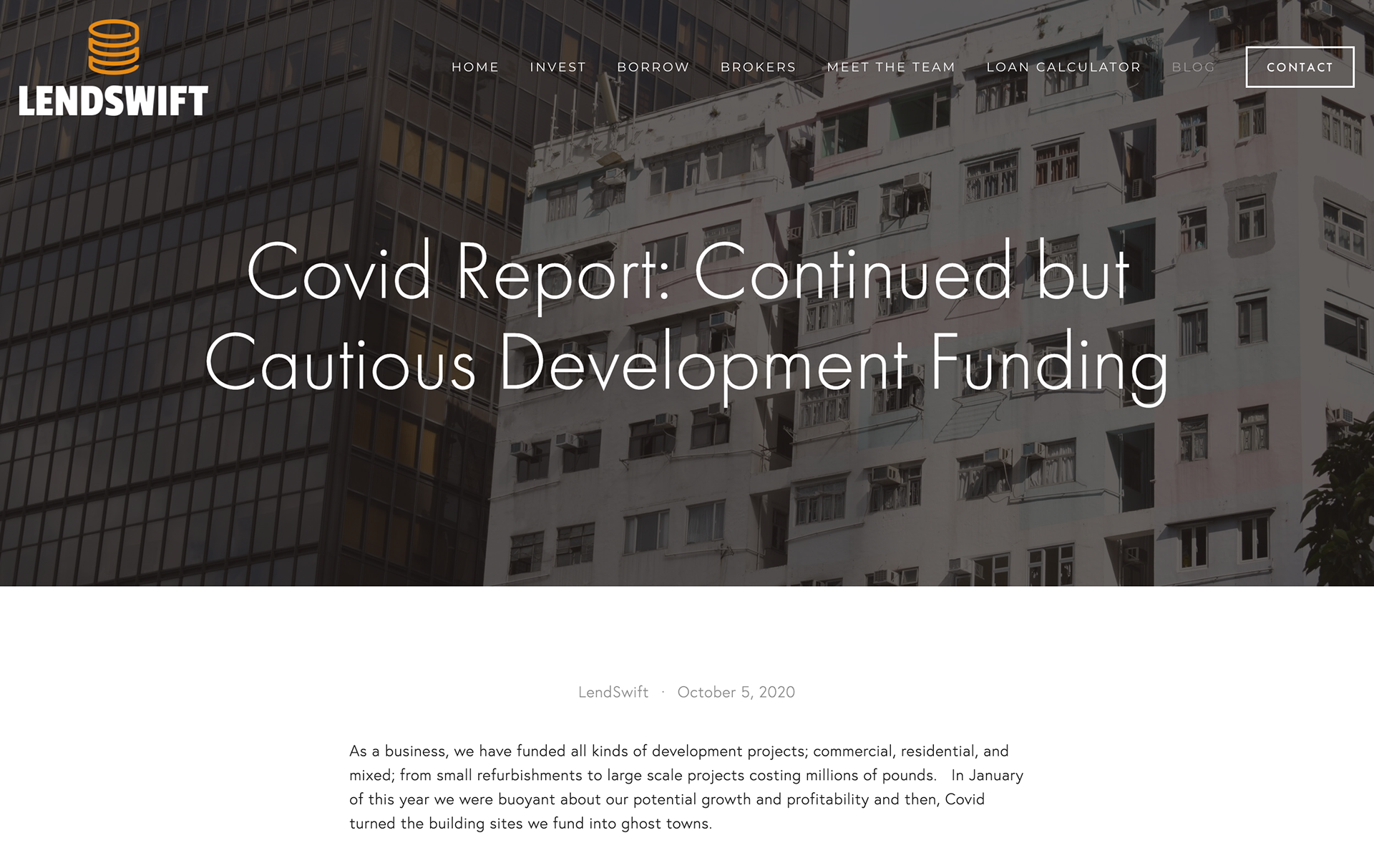 A blog post I assisted on and the design for it on the website