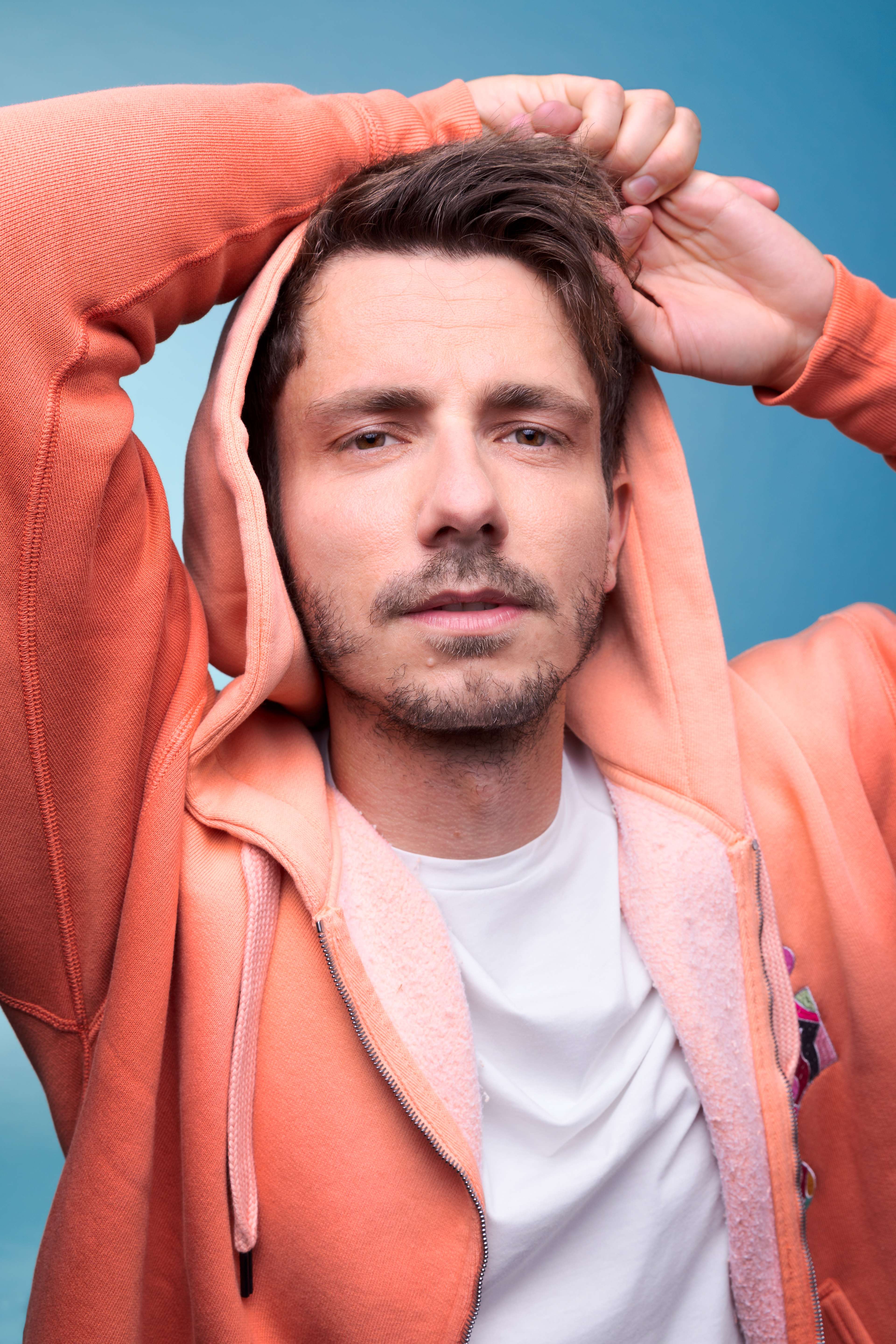 Guillaume Pley, maquillé par Mathilde Madeleine