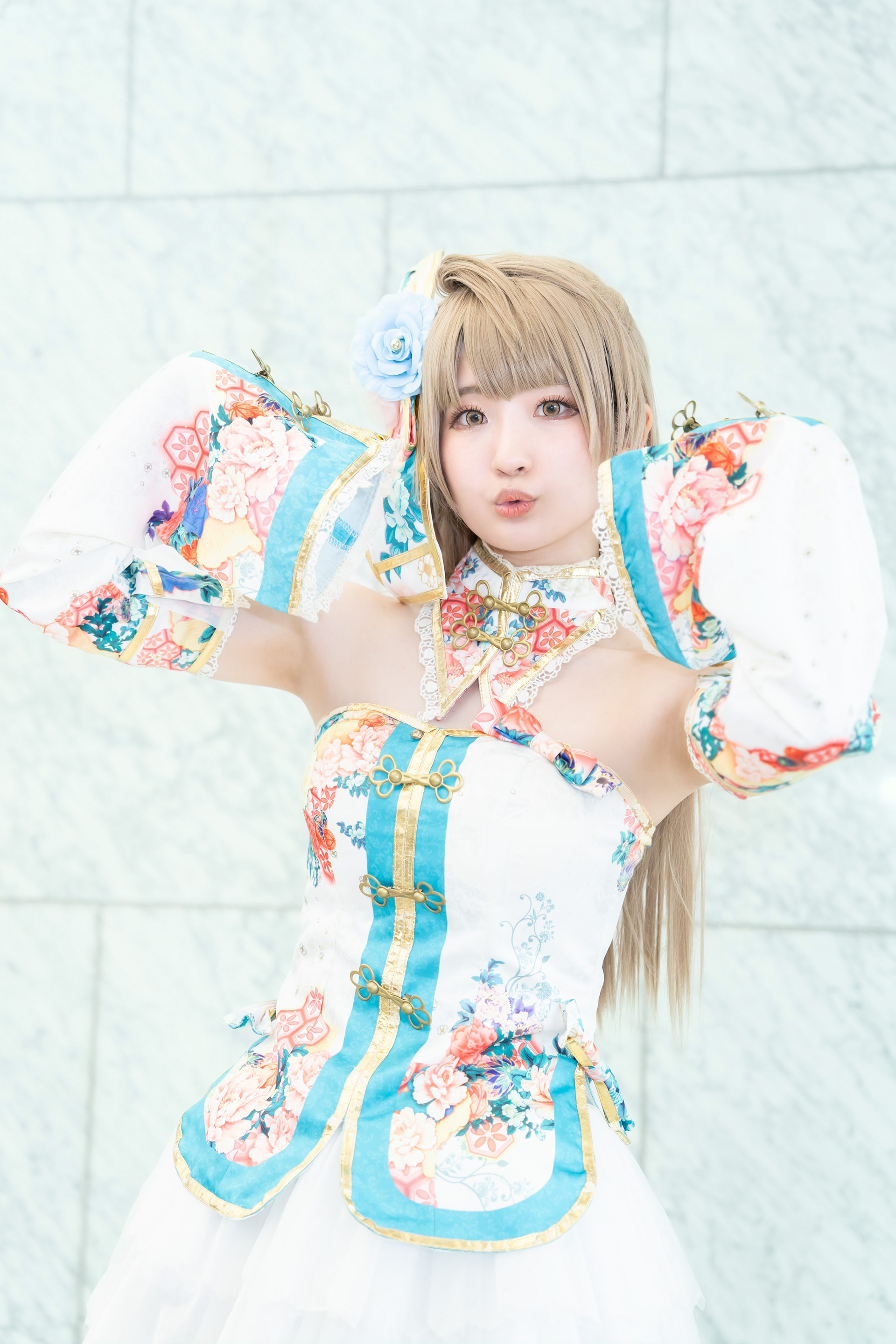 ・南ことり（ラブライブ！ より） ・Cosplayer：ひなみもあ さん（ https://x.com/Sugar_syrup02 ） ・2023/08/12 となコスにて撮影