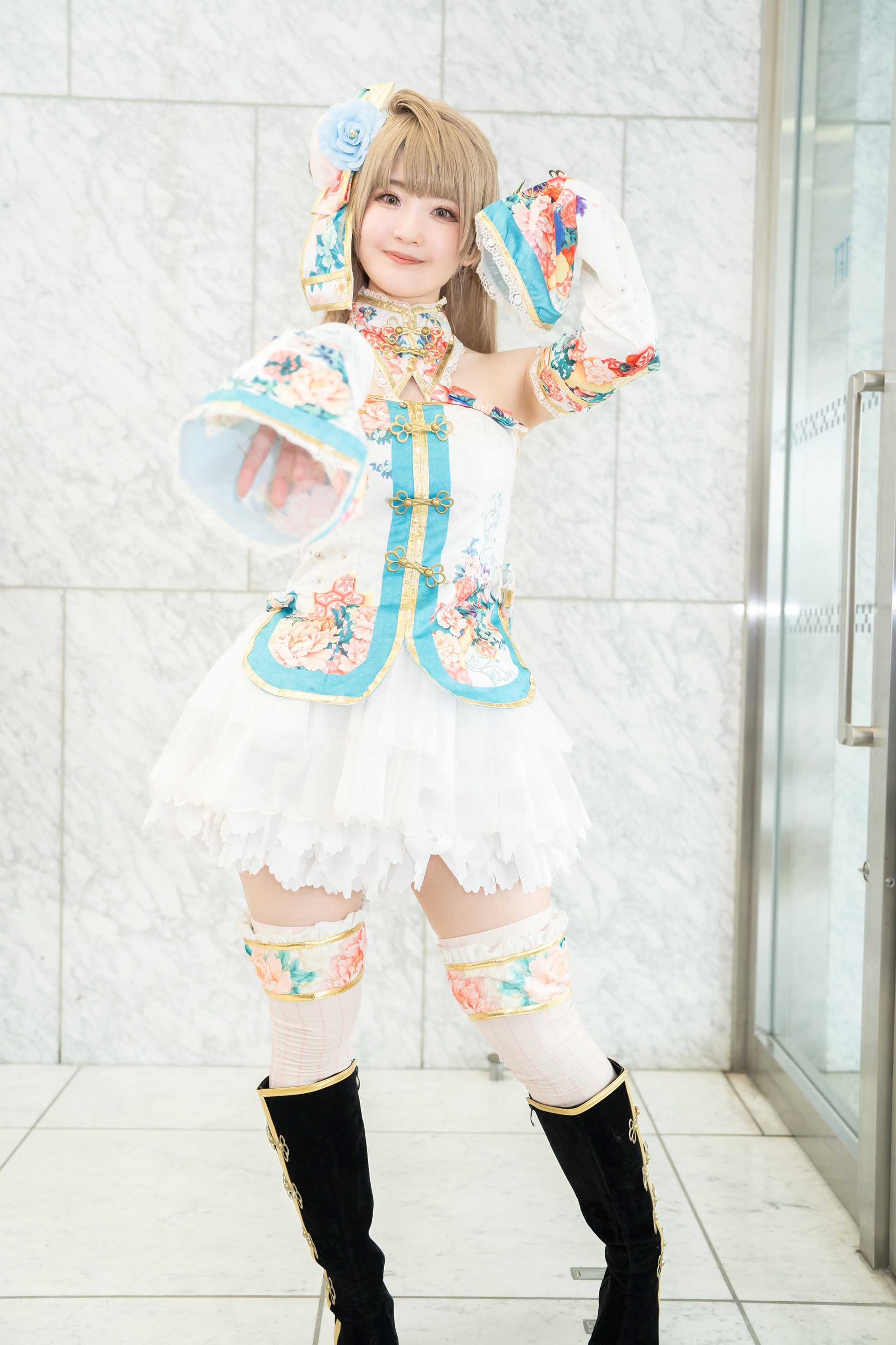 ・南ことり（ラブライブ！ より） ・Cosplayer：ひなみもあ さん（ https://x.com/Sugar_syrup02 ） ・2023/08/12 となコスにて撮影