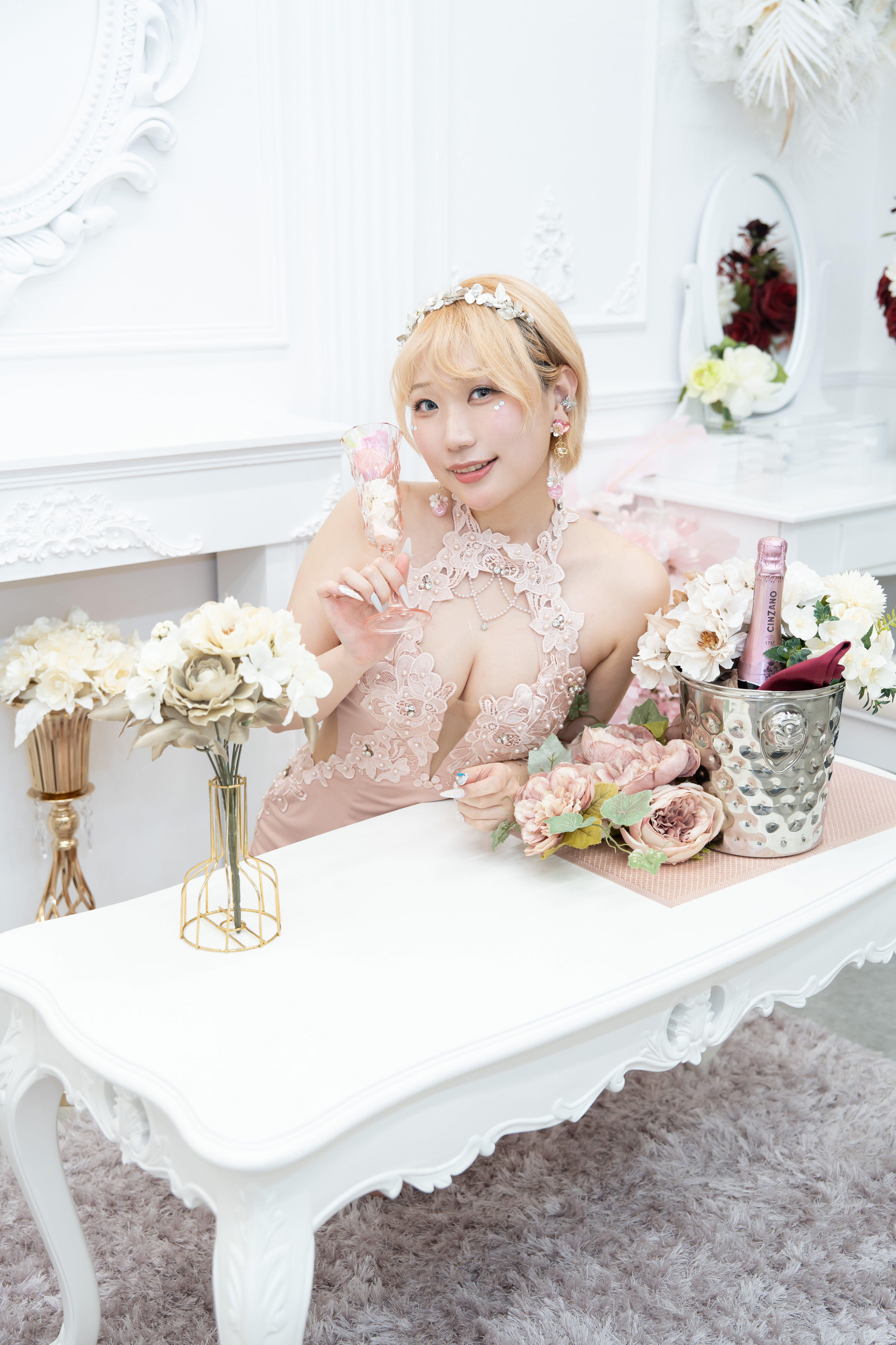・とてもかわいいドレス ・Model：Riku さん（ https://x.com/s_riku04 ） ・2026/04/25 バースデー撮影会にて撮影