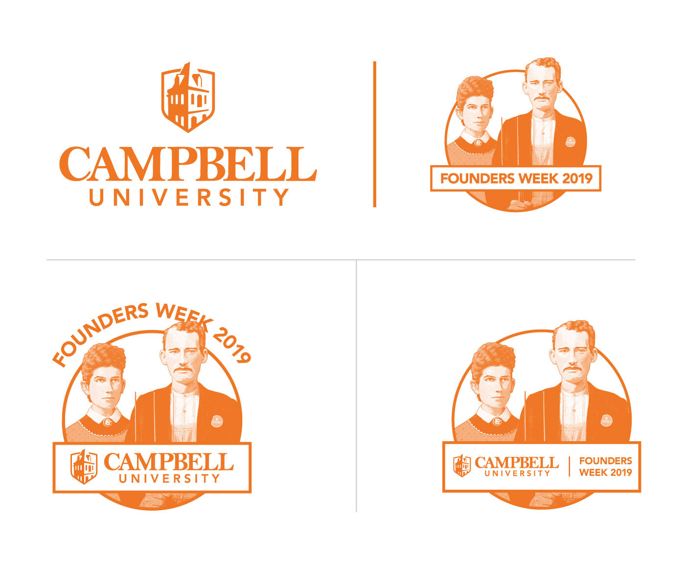 Logo variations to be used throughout campaign