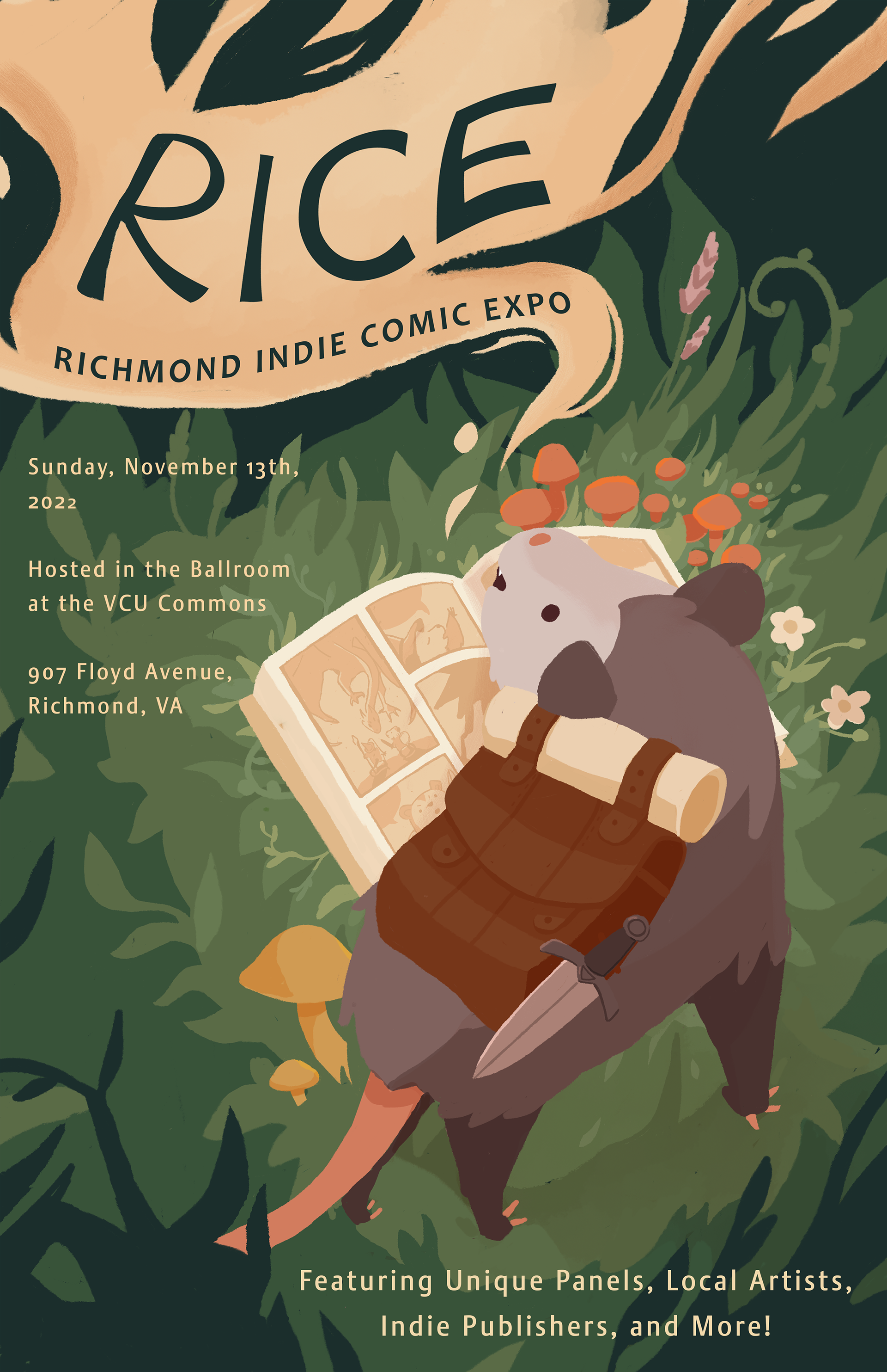 Richmond Indie Comic Expo Poster
