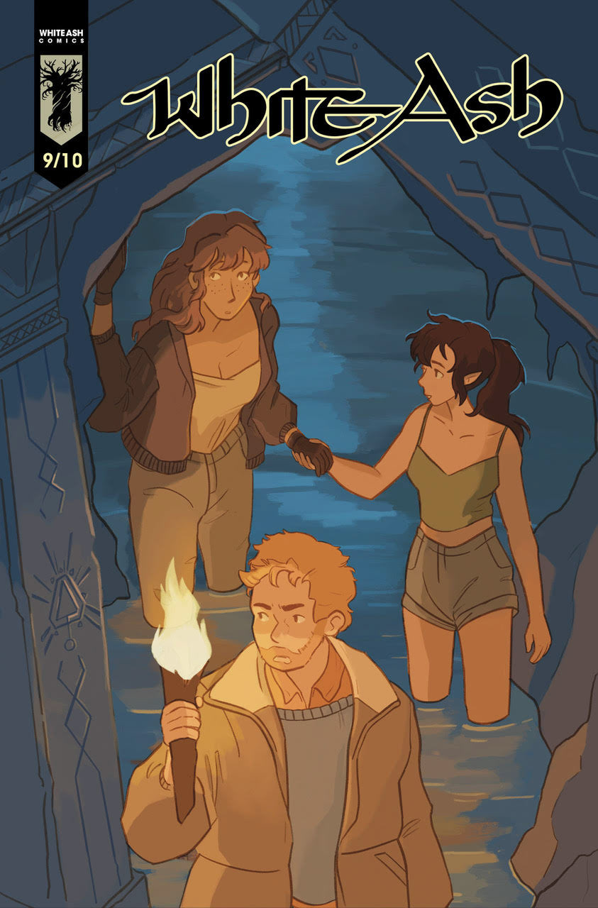 White Ash Variant Cover Issue 09: Illustrated by Nicole Hodge.  Created by Charlie Stickney and Conor Hughes