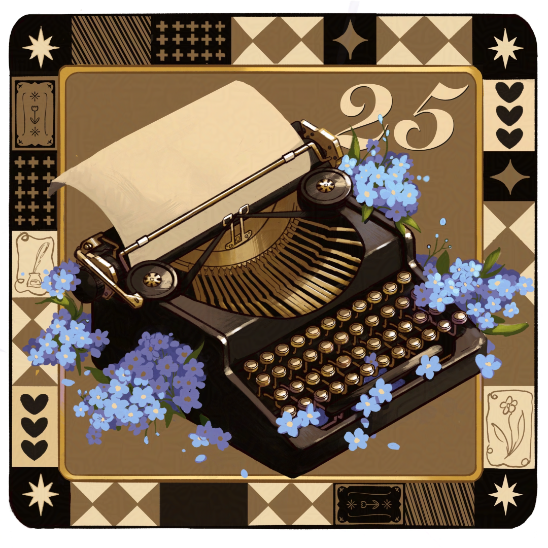 Writing Challenge Logo (Colorist: Raquel Hetherington)