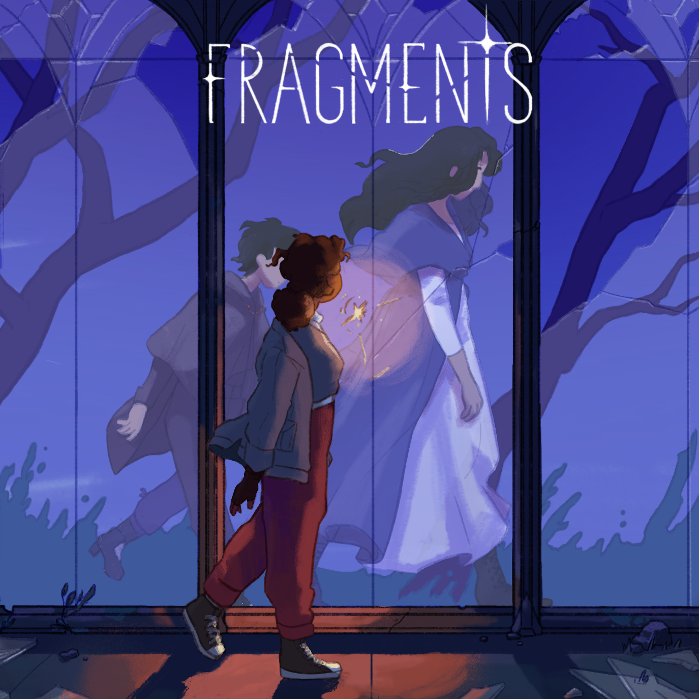 Fragments: Graphic Novel Concept. Illustrated by Nicole Hodge. Colored by Raquel Hetherington. 