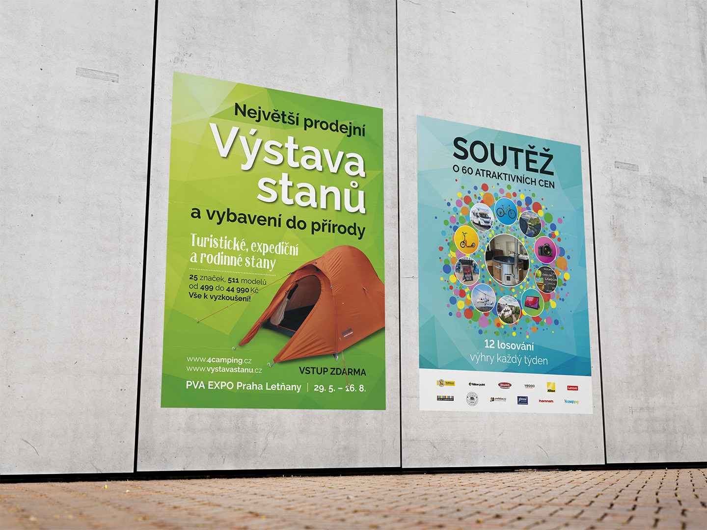 Výstava stanů, plakáty, A1, 2022