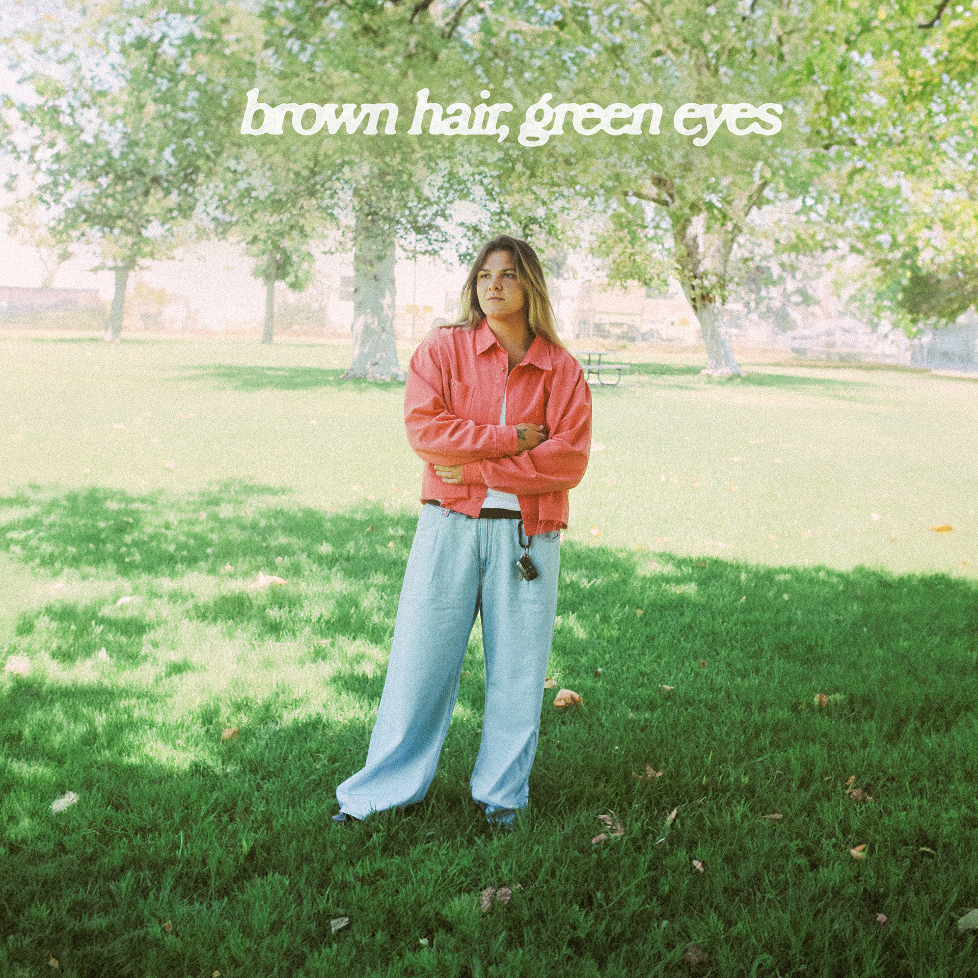Art direction, photography, and graphic design for KENZIE HARRIS' single 'brown hair, green eyes'