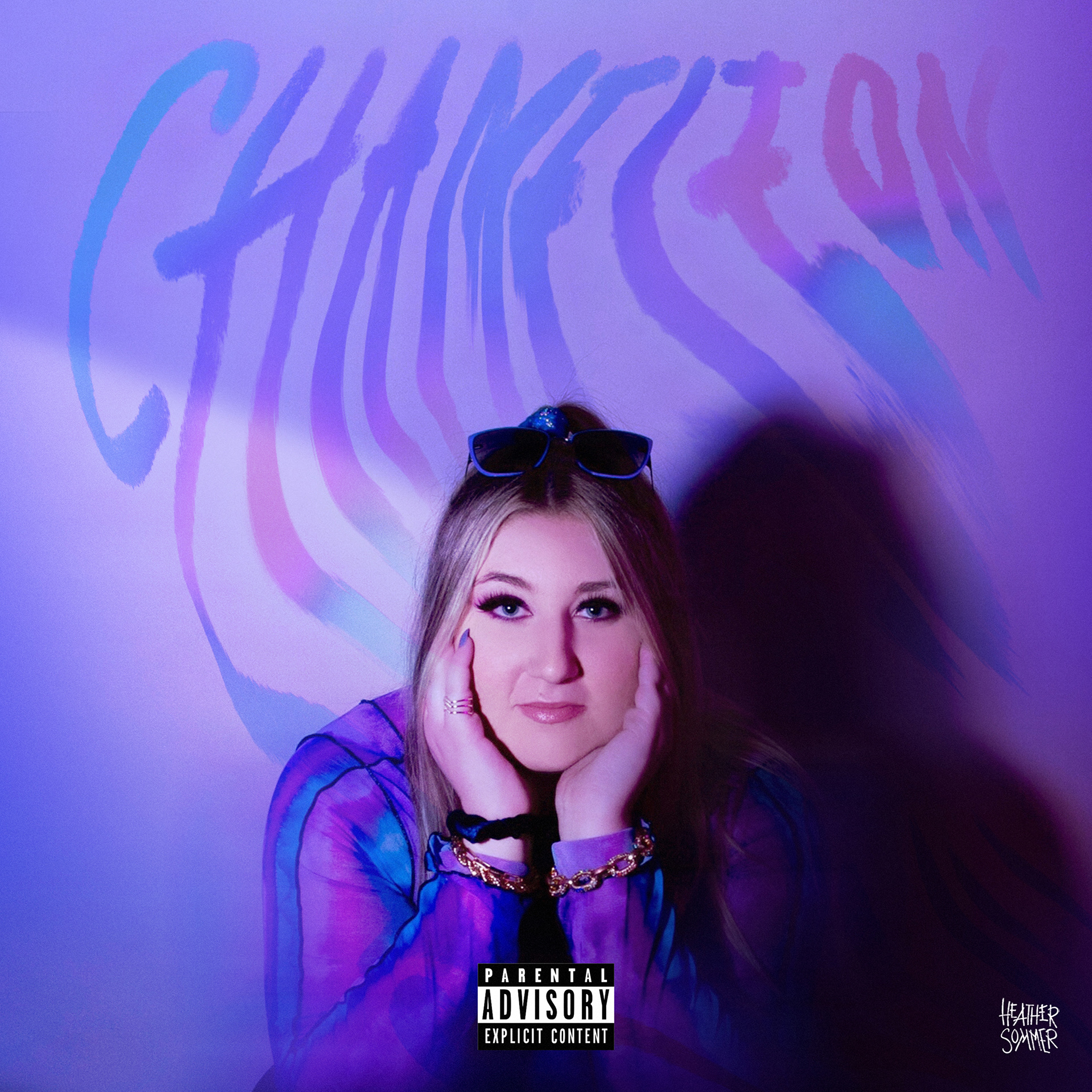 Graphic design and photo editing for my own single, 'Chameleon'
