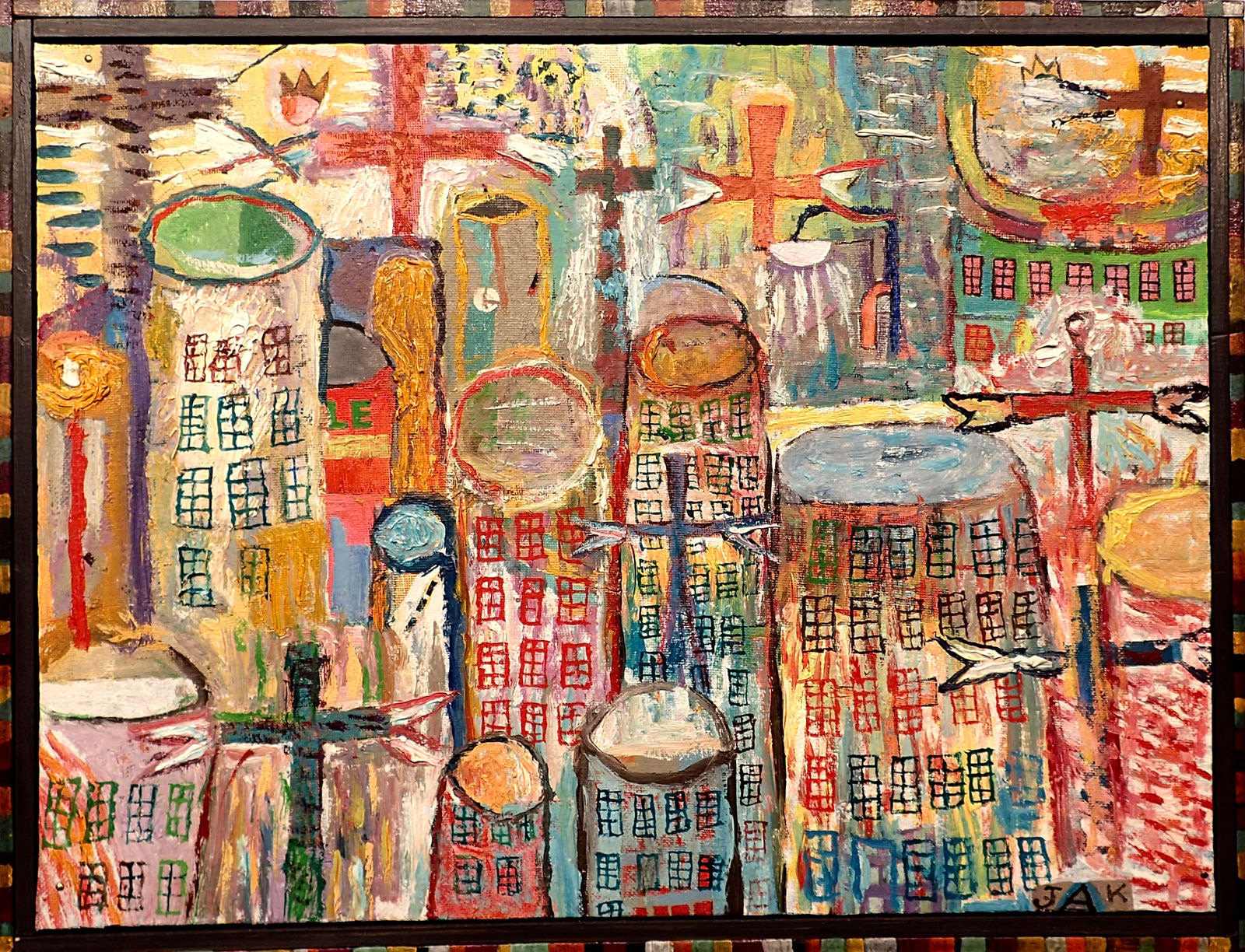 Drywell Dwelling, 2010 Oil on Board 12” x 17” P10.143