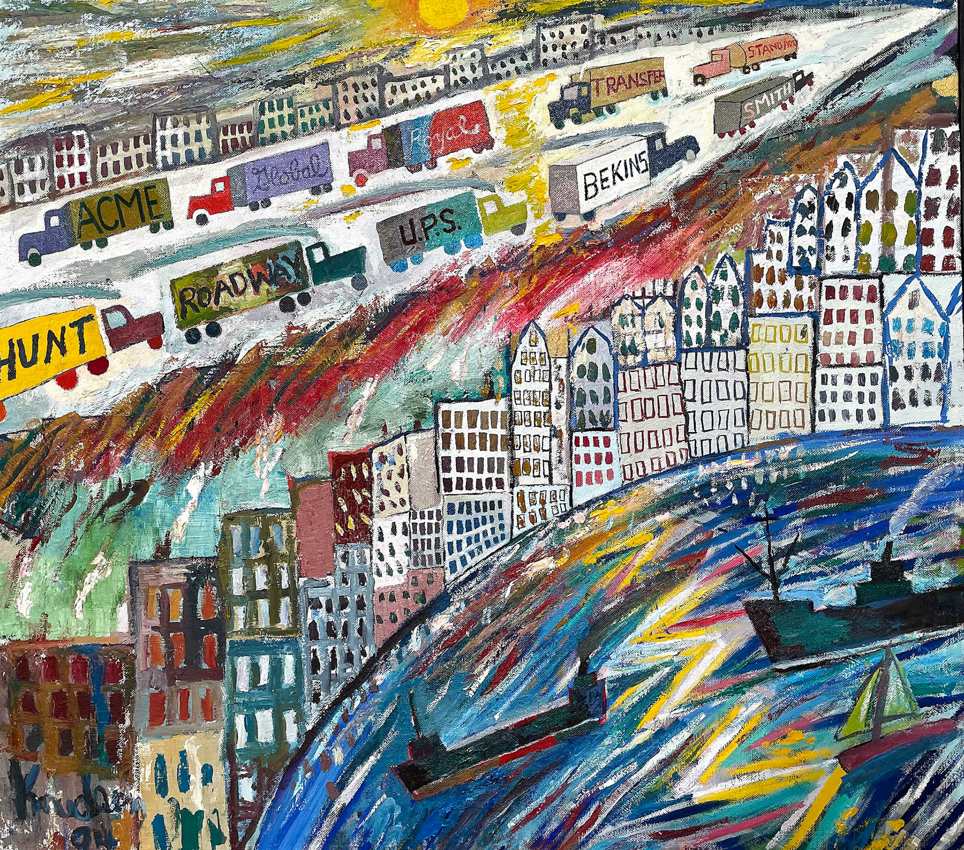 Hot July Day, 1994 Oil on Canvas 34” x 30” P94.166