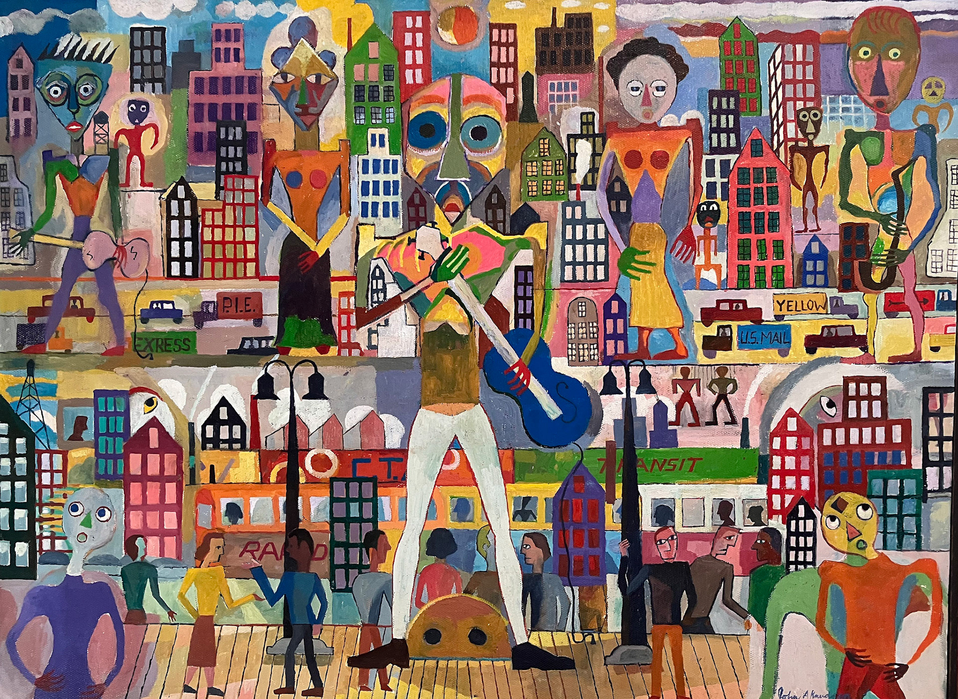 Outdoor Concert, 2005 Oil on Canvas 18” x 24”” P05.123