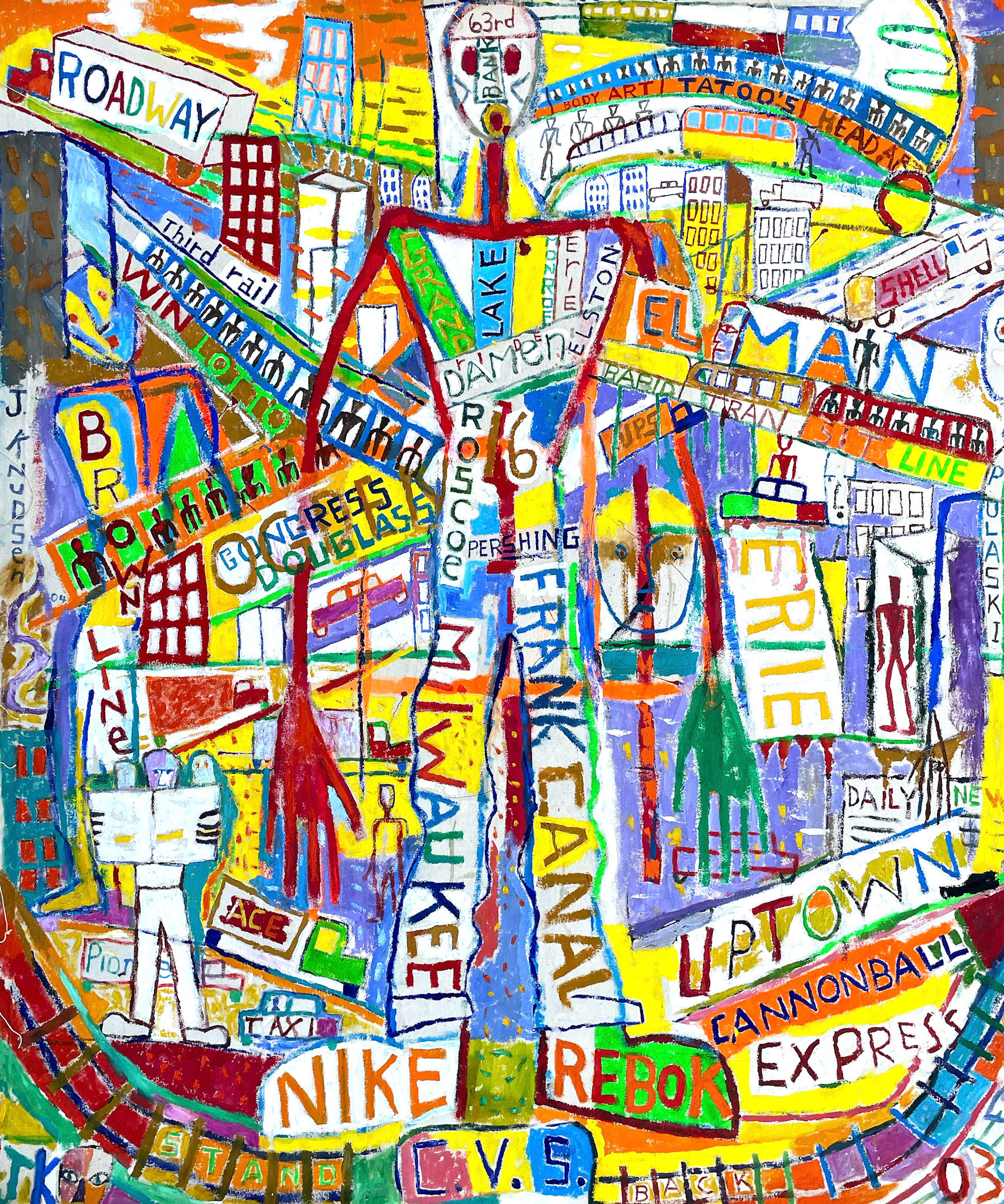 Untitled, 2005c Oil on Canvas Unmounted 56” x 48” P05.162