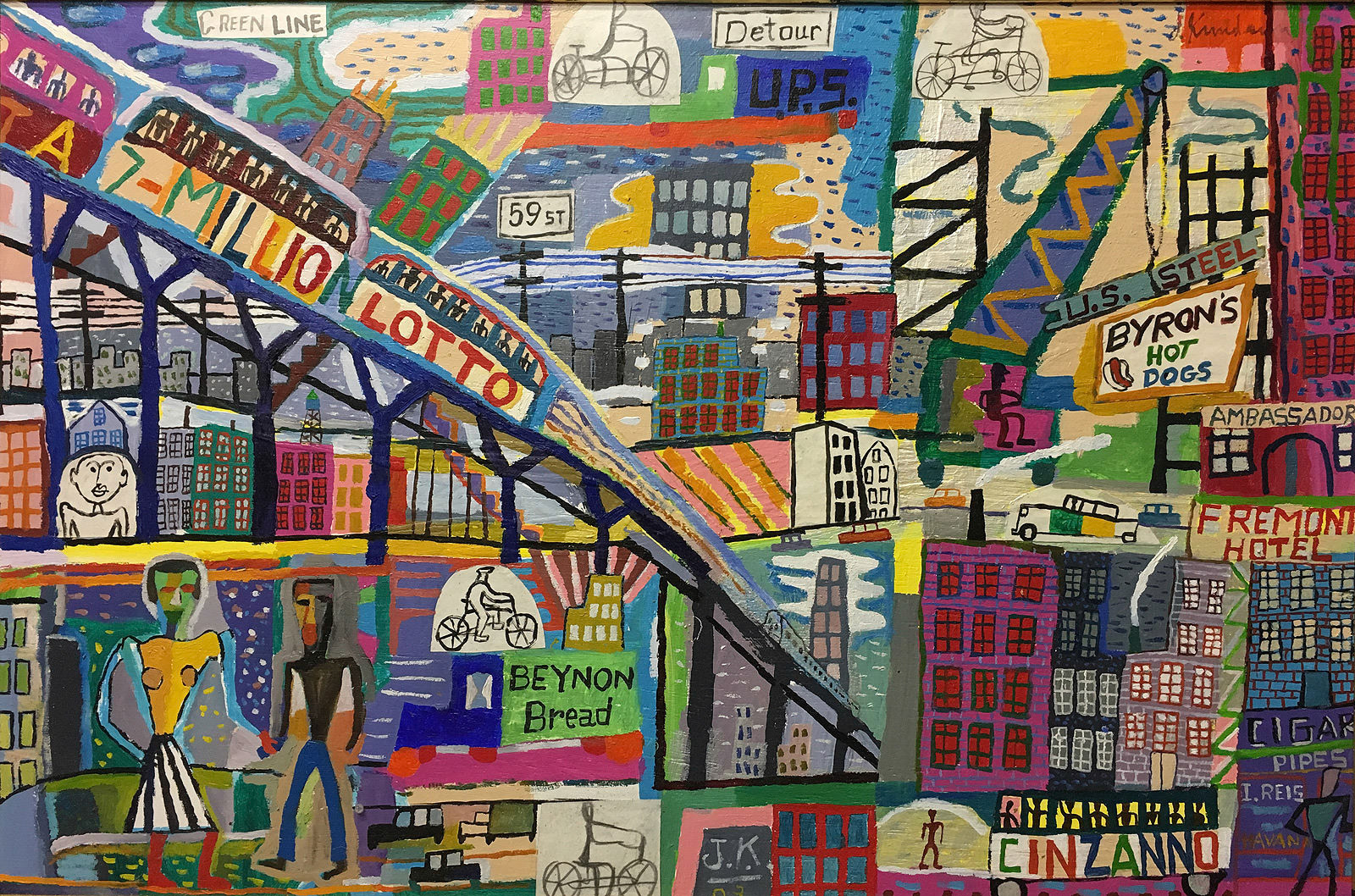 Beynon Bread, 2003 Oil on Board 18” x 27” P03.105