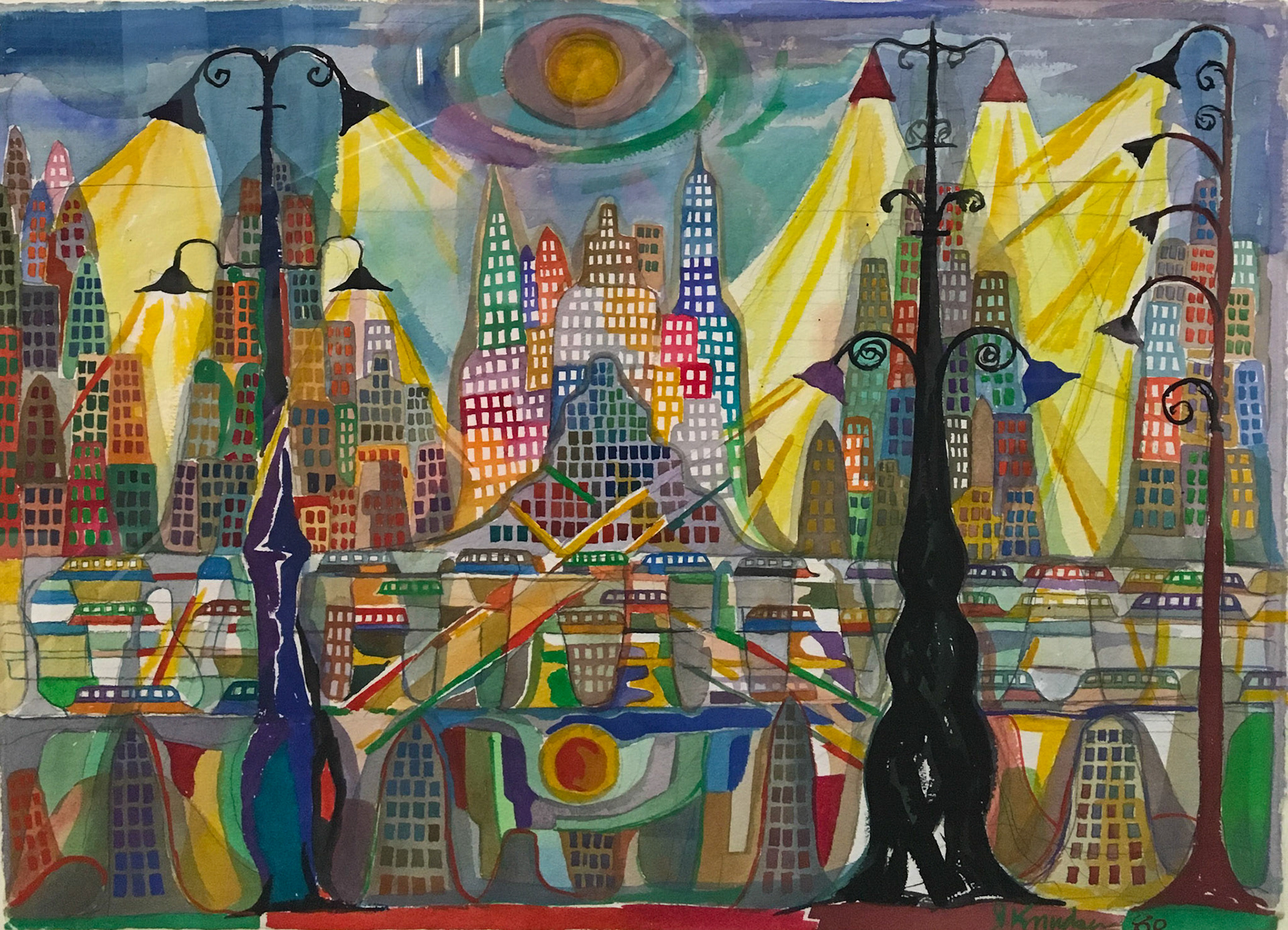 El Tragedy, 1980 Watercolor 22 x 30.5” P80.127