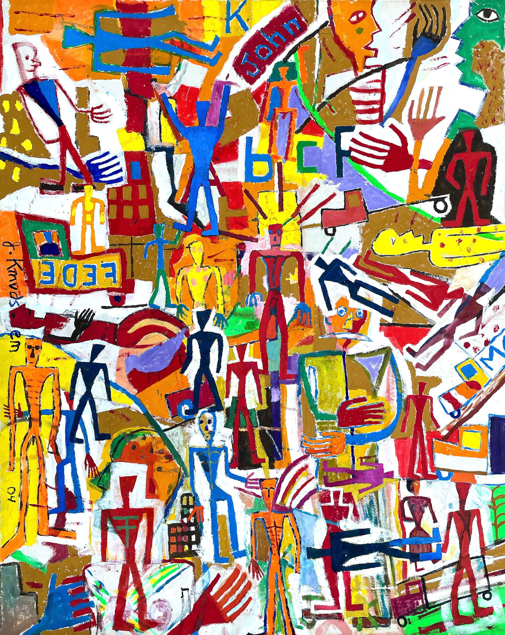 Untitled, 2004 Oil on Canvas Unmounted 60” x 48”” P04.160