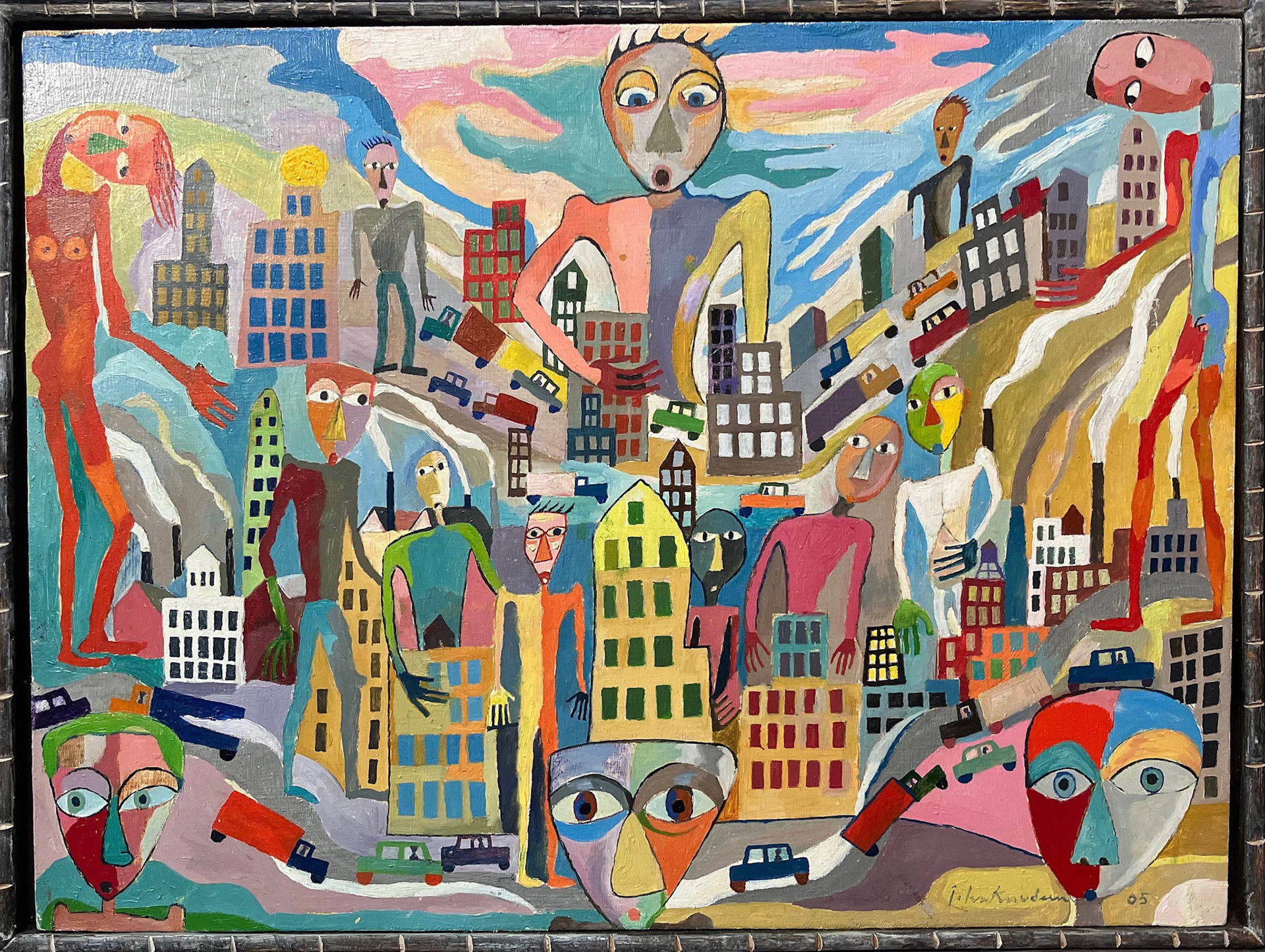 Giants, 2005 Oil on Canvas 10.5” x 14” P05.138