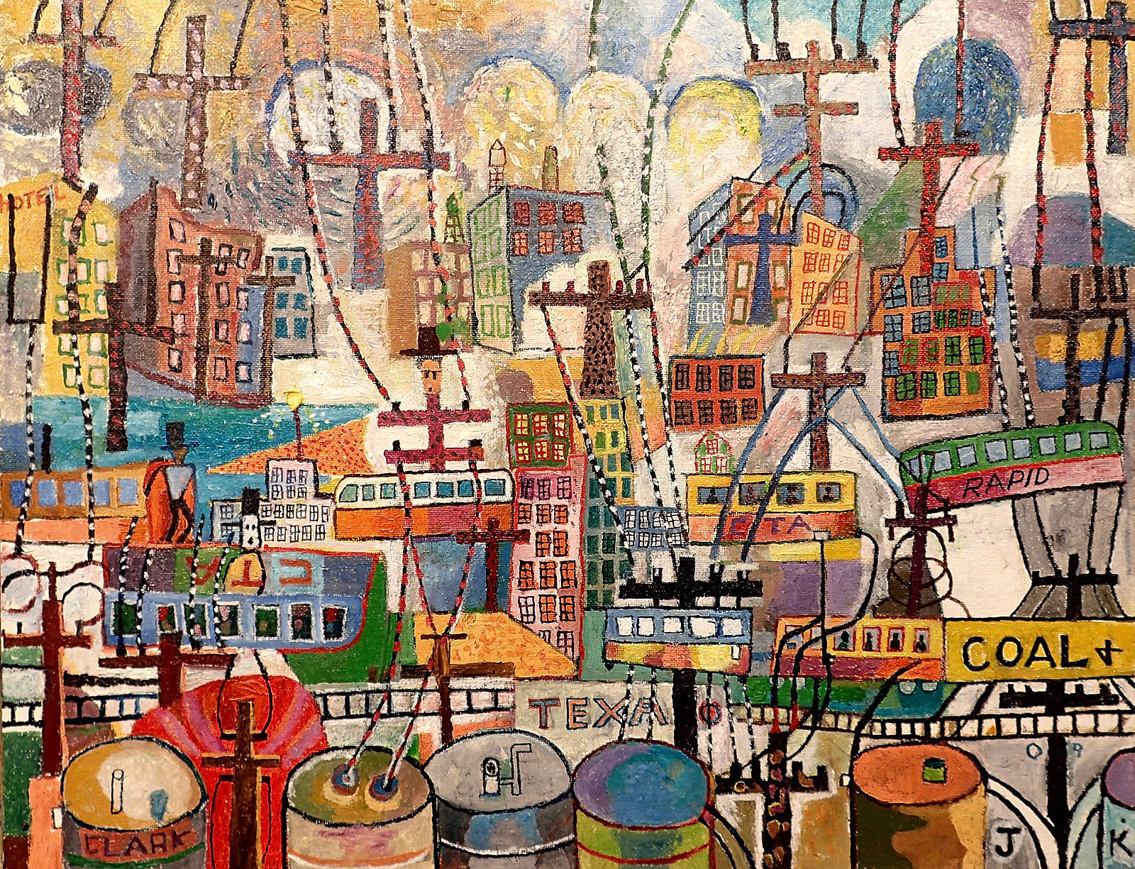 Bugs on the Line, 2004 Oil on Canvas 18” x 24” P04.144
