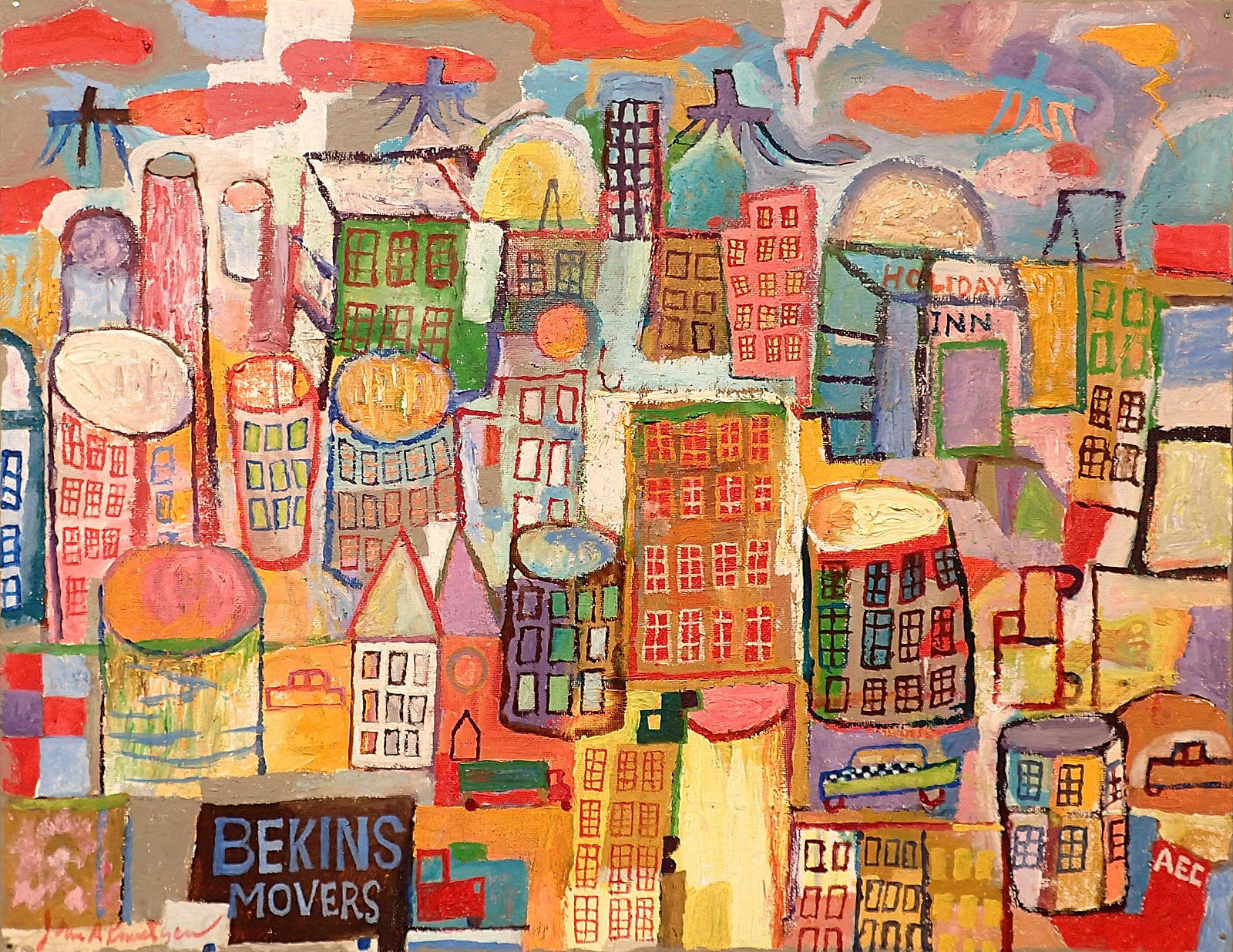 Electromagnetic Take Off, 2011 Oil on Canvas 15” x 19” P11.148