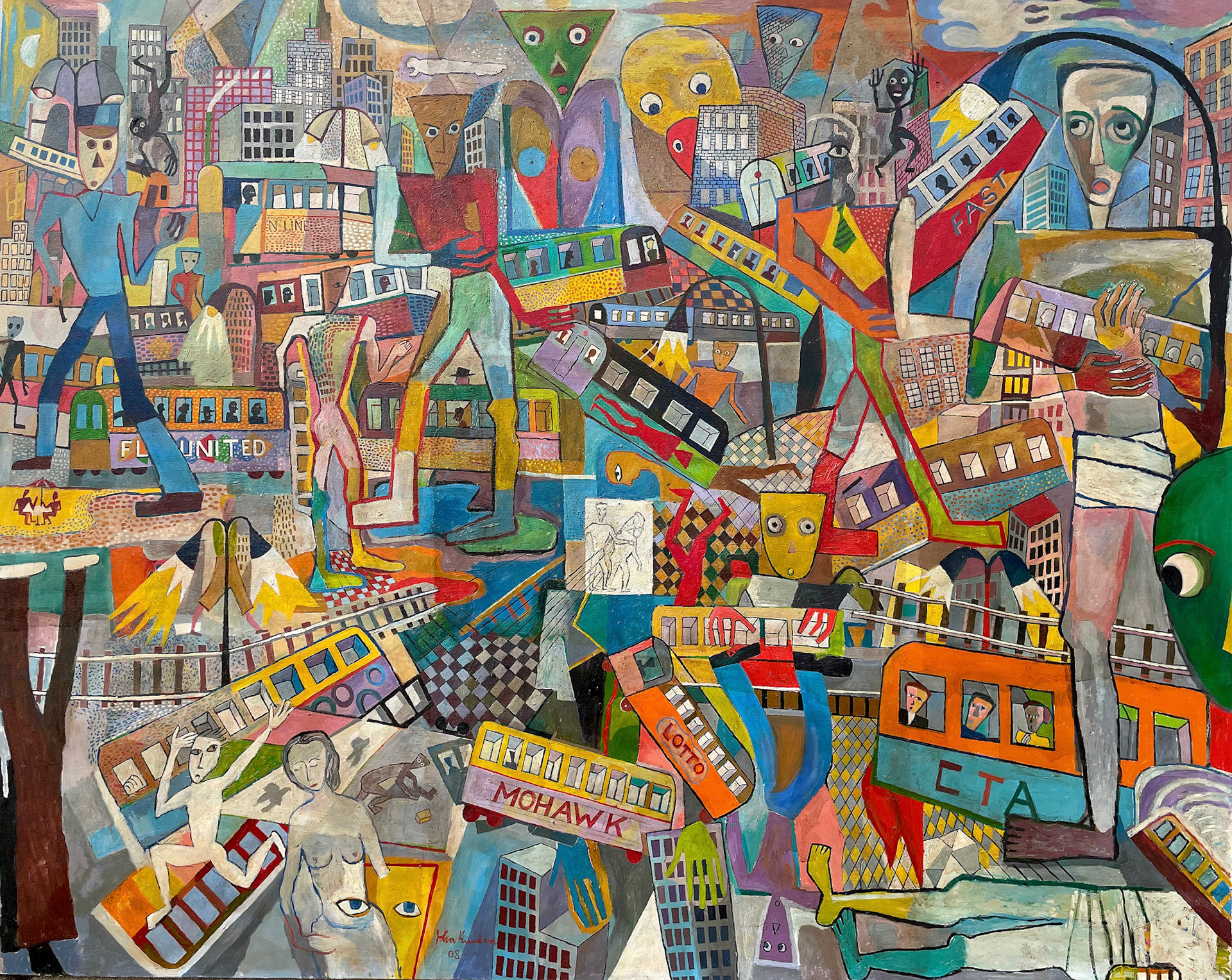 Filmed in Chicago, 2008 Oil on Canvas 48” x 60” P08.167
