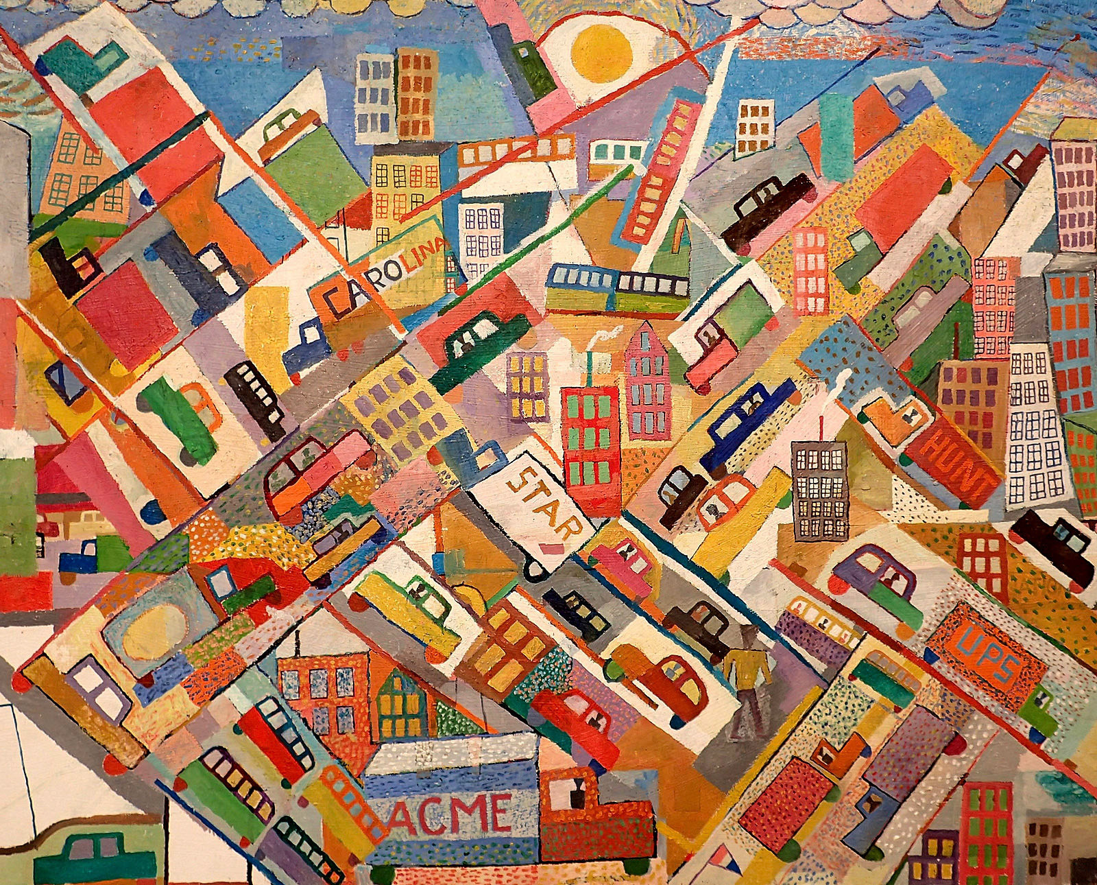Untitled (Cityscape), 2002 Oil on Panel  26” x 32” P02.096