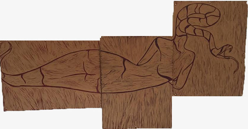 "She Who Devours Flesh" (3) 18x24in