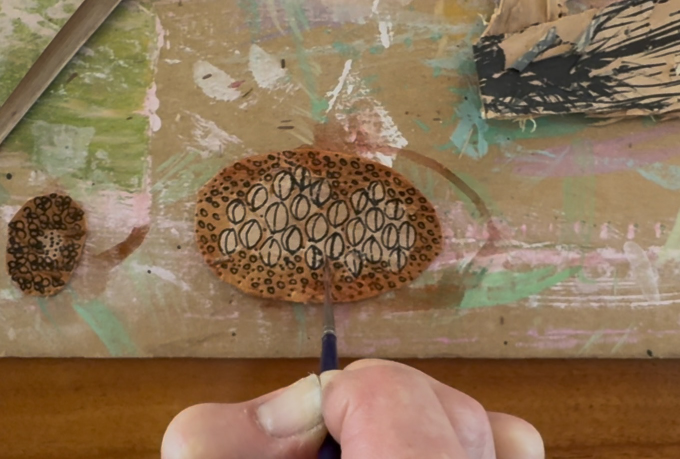 Painting Banksia Saxicola