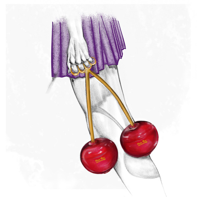 Undercover Cherries Clutch
