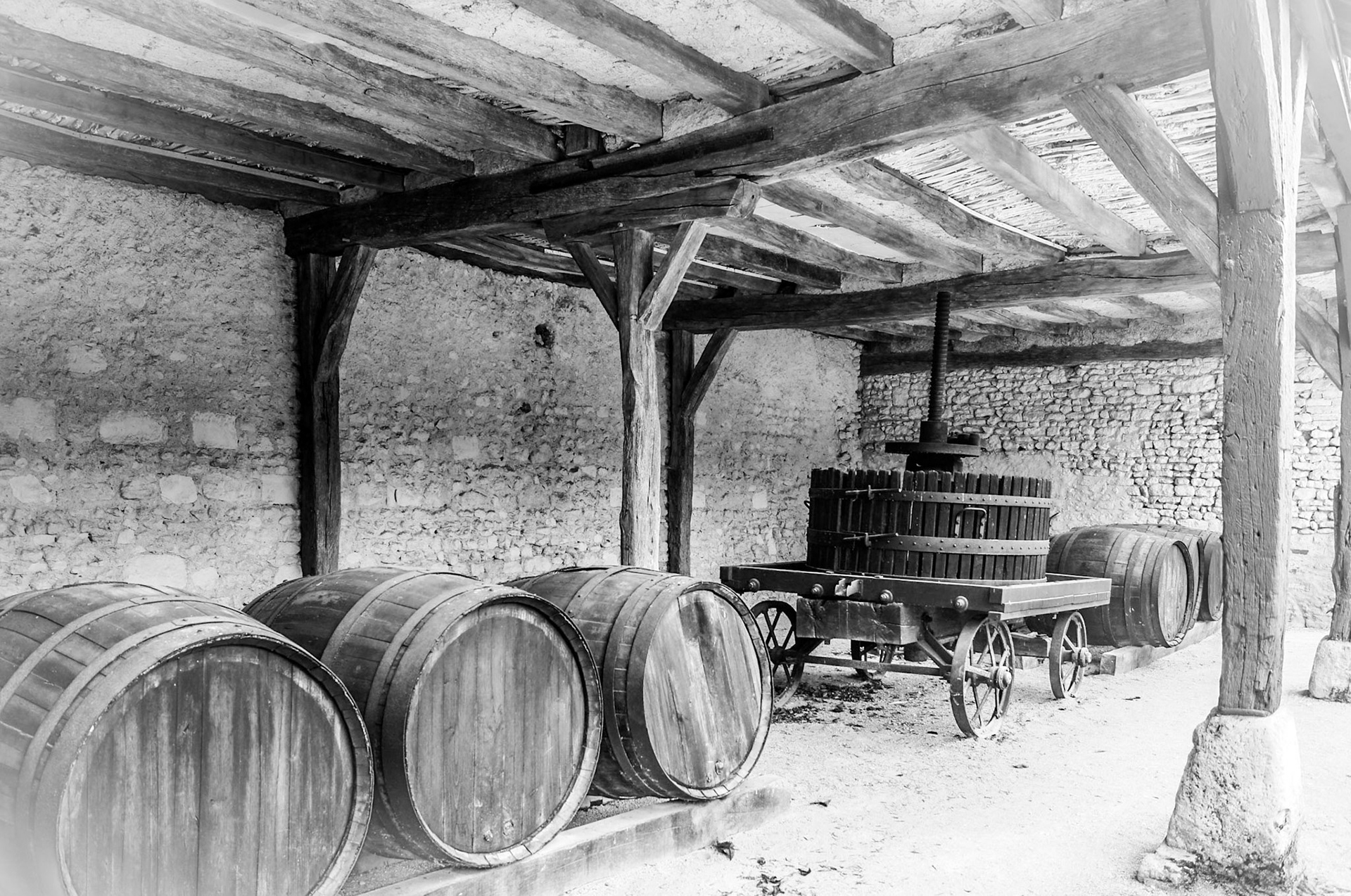 Aux abords de la cave du château de Chenonceaux.