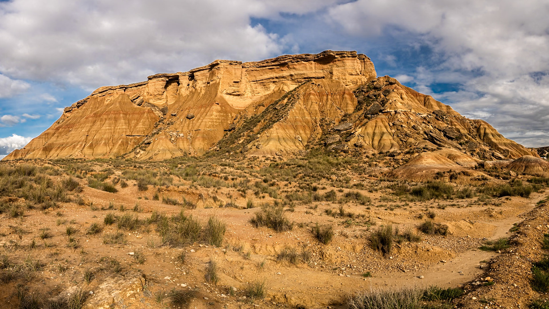 Road Trip désert des Bardenas (Espagne) - Panorama de 8 photos