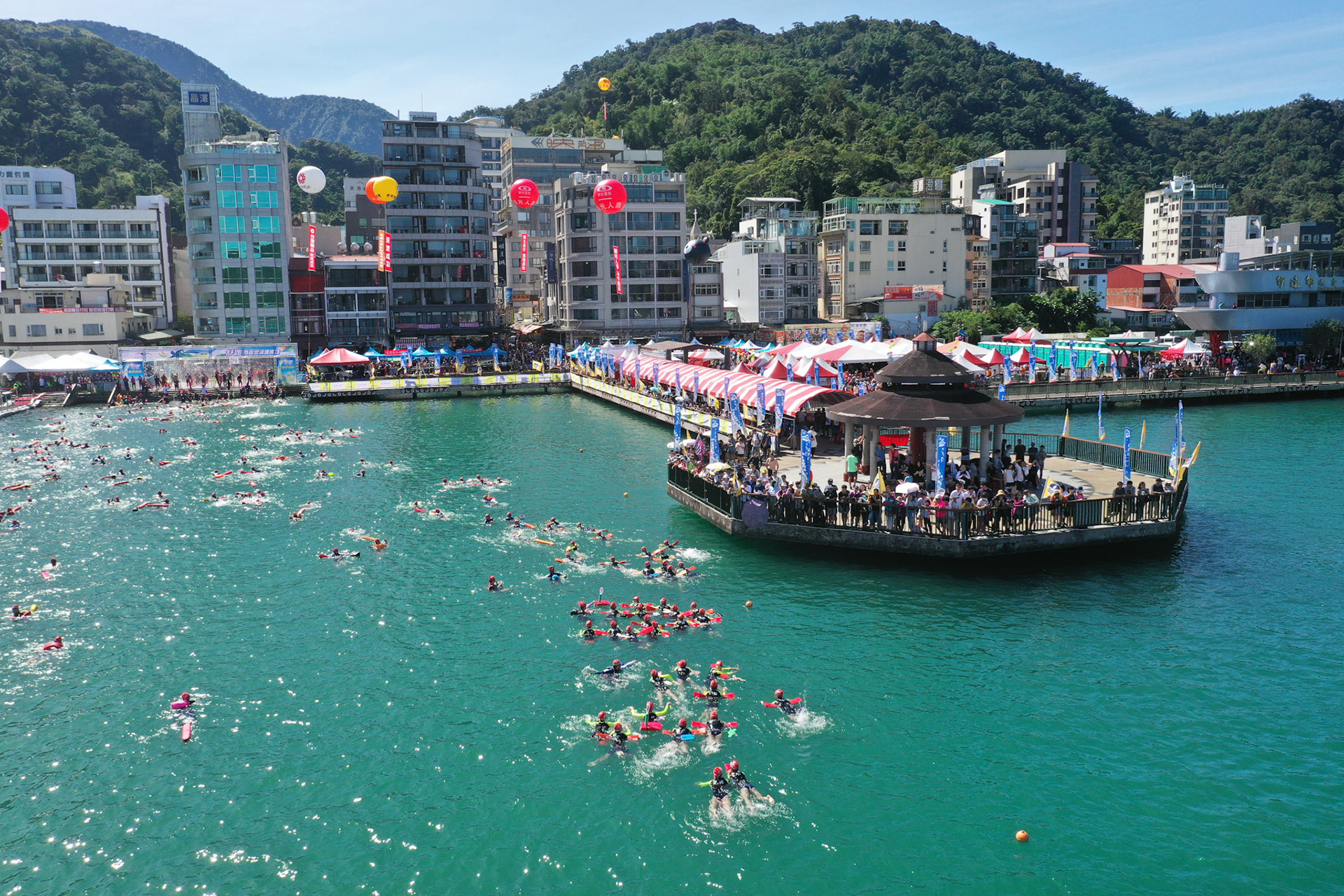 泳渡日月潭 - 泳渡日月潭紀實 - 浩宇傳媒 - 攝影師方一宇(黑貓)