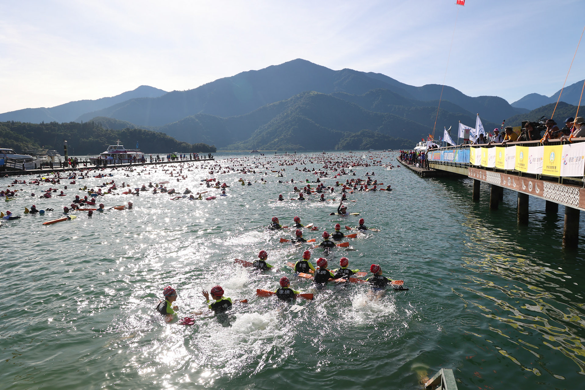 泳渡日月潭 - 泳渡日月潭紀實 - 浩宇傳媒 - 攝影師方一宇(黑貓)