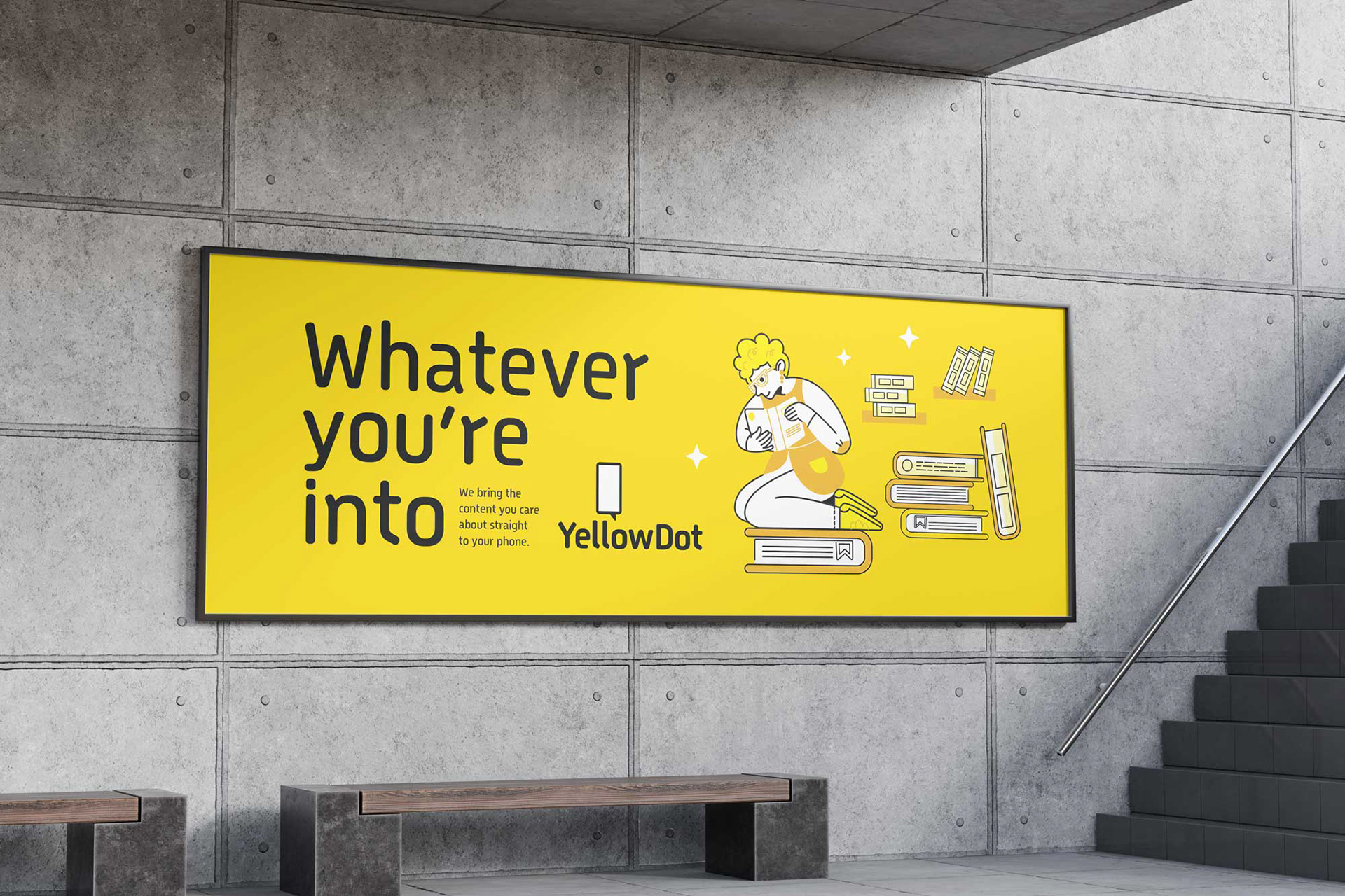 עיצוב שילוט חוצות למותג שירותי אינטרנט