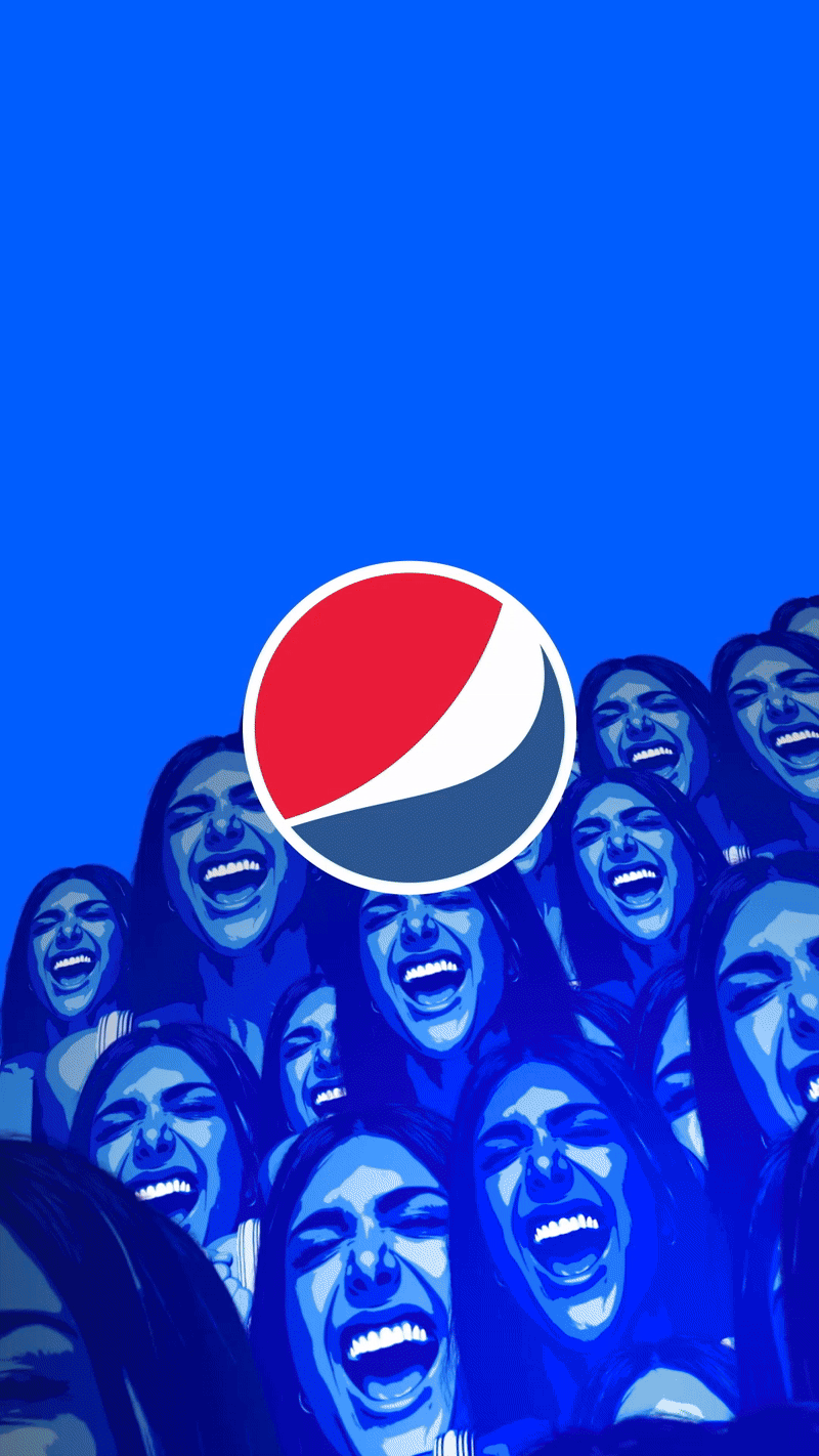 Motion graphics content produced for the campaign’s social platforms