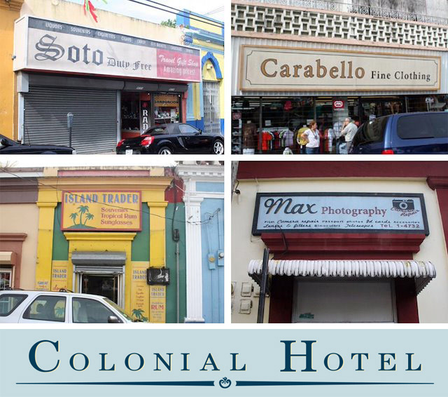St. Thomas street shop signage