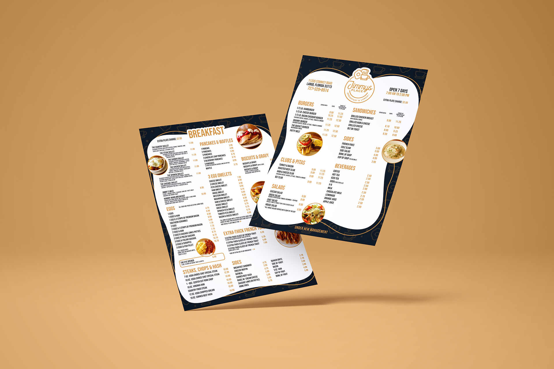 Diner Menu