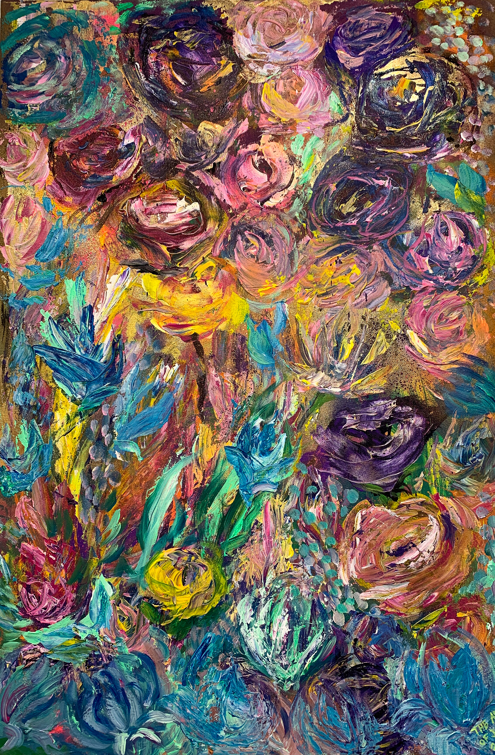 "Chaos" 2022 60x90cm (sold)