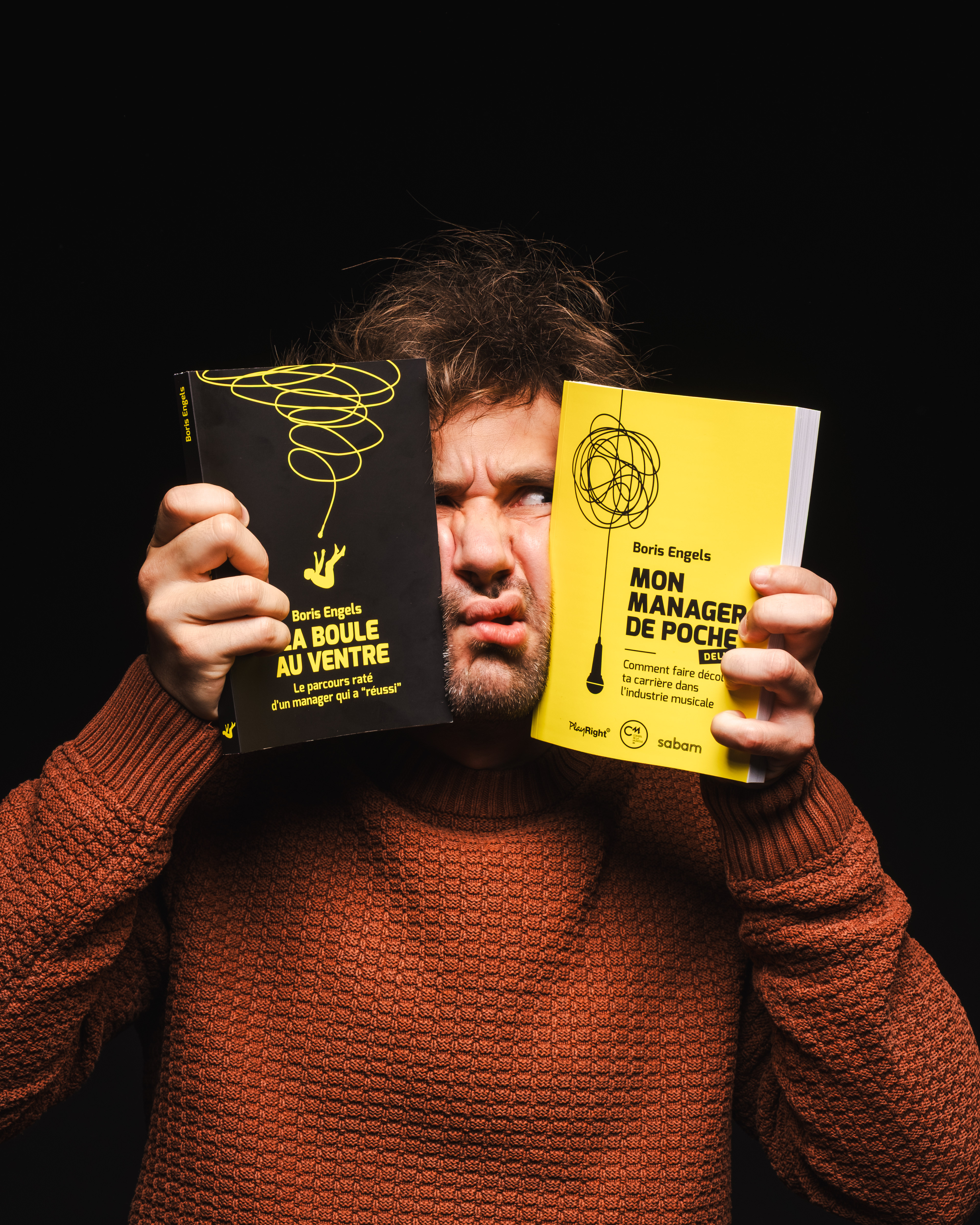 Photoshoot pour l'auteur Boris Engels
