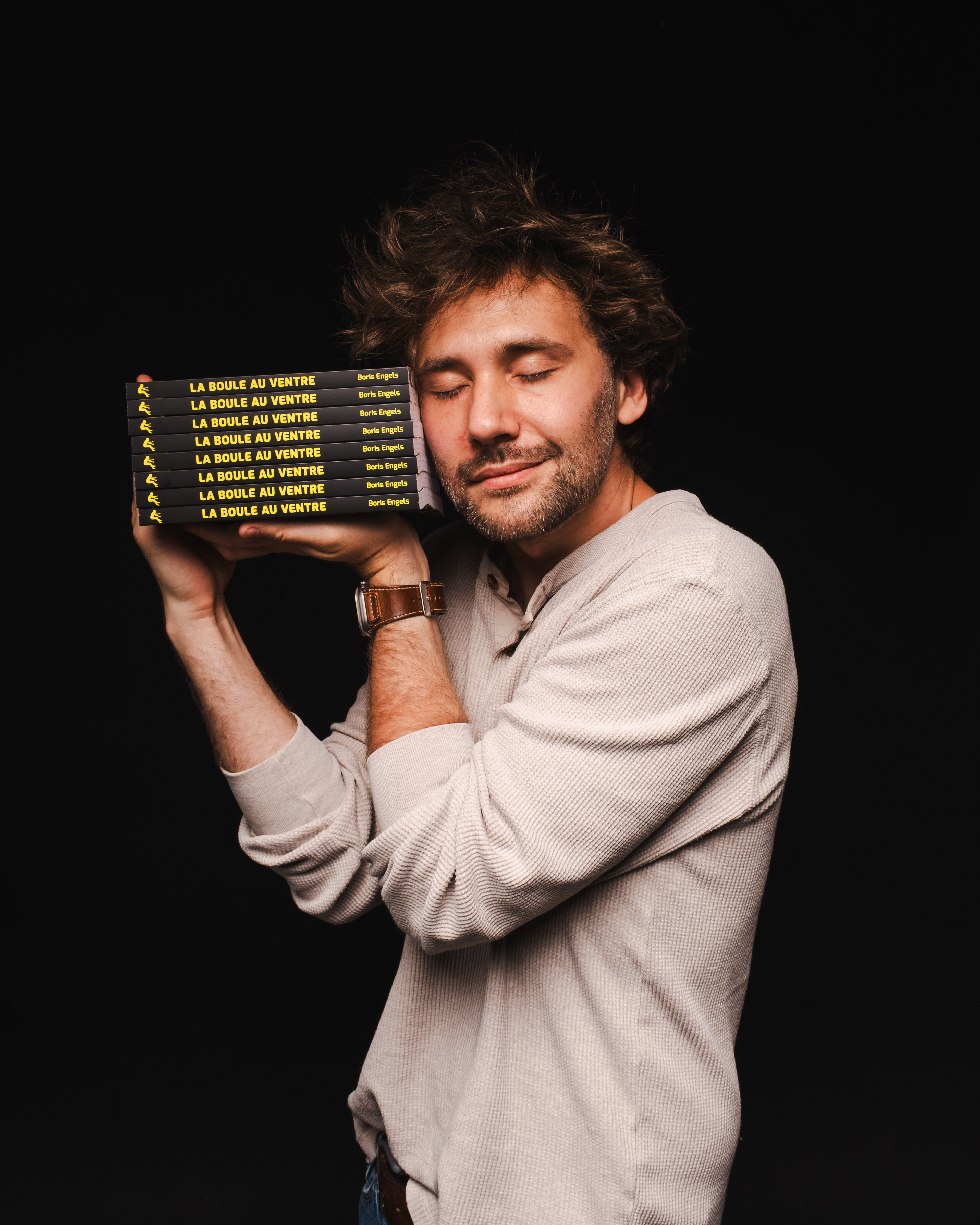 Photoshoot pour l'auteur Boris Engels