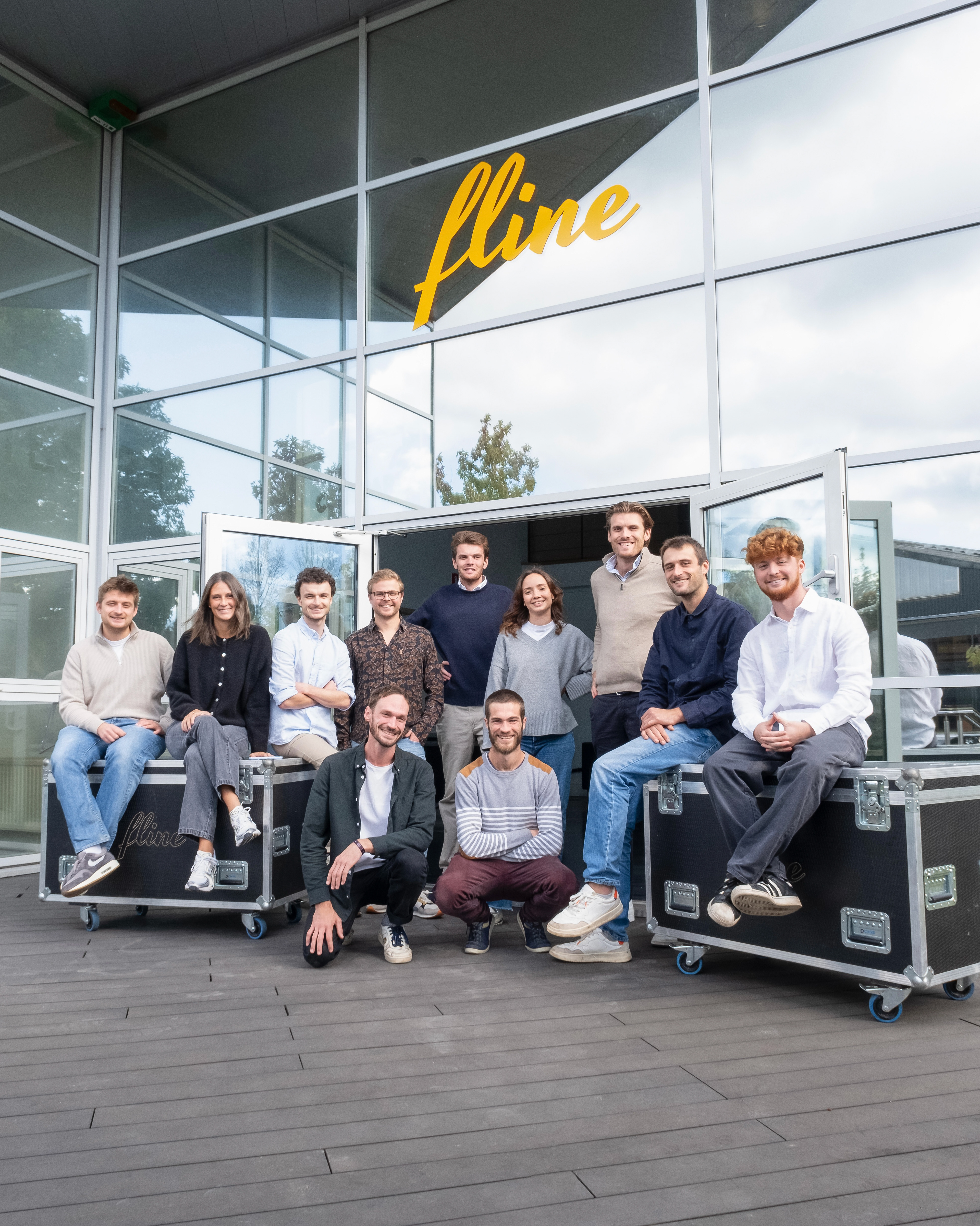 Photoshoot corporate pour l'entreprise Fline