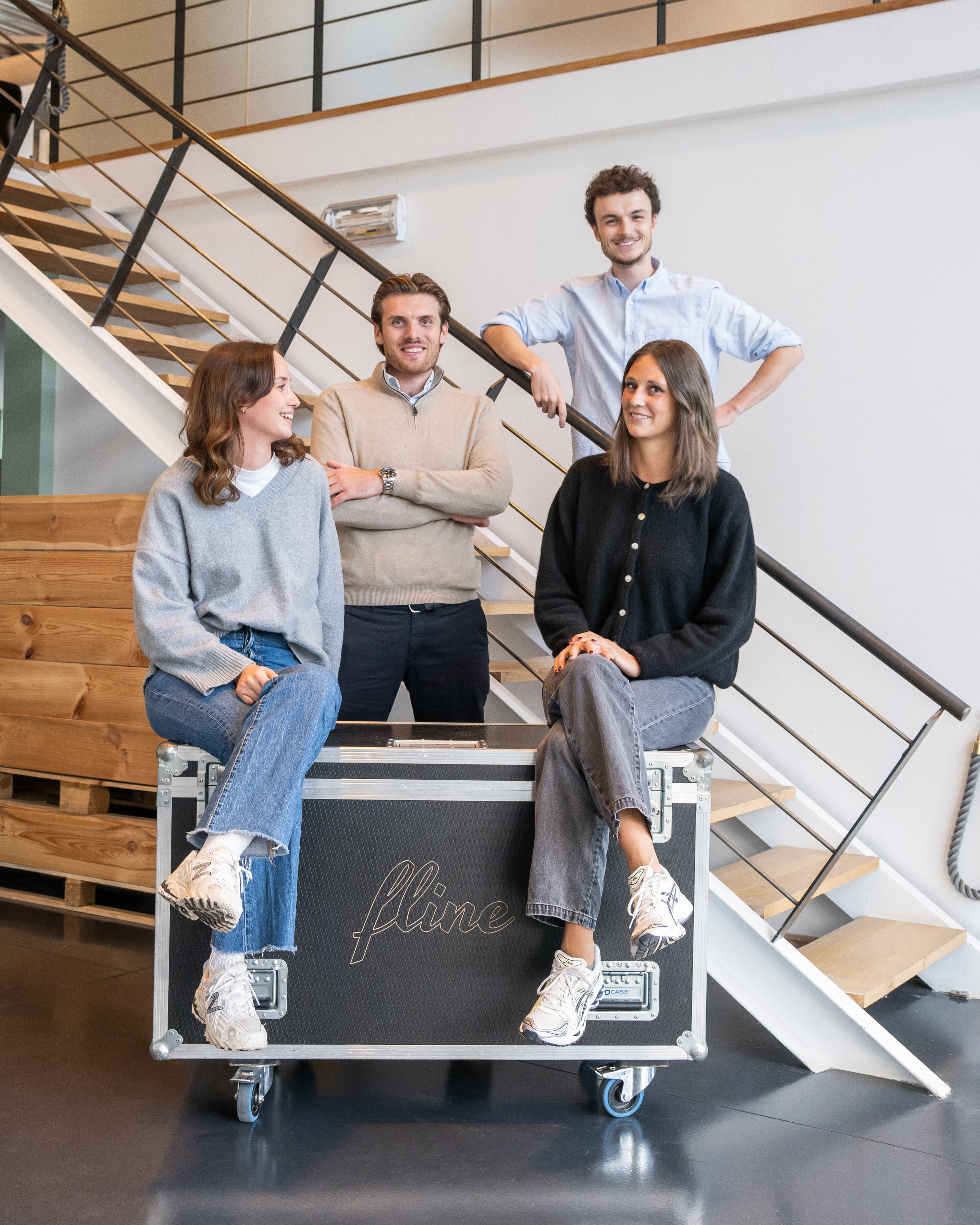 Photoshoot corporate pour l'entreprise Fline